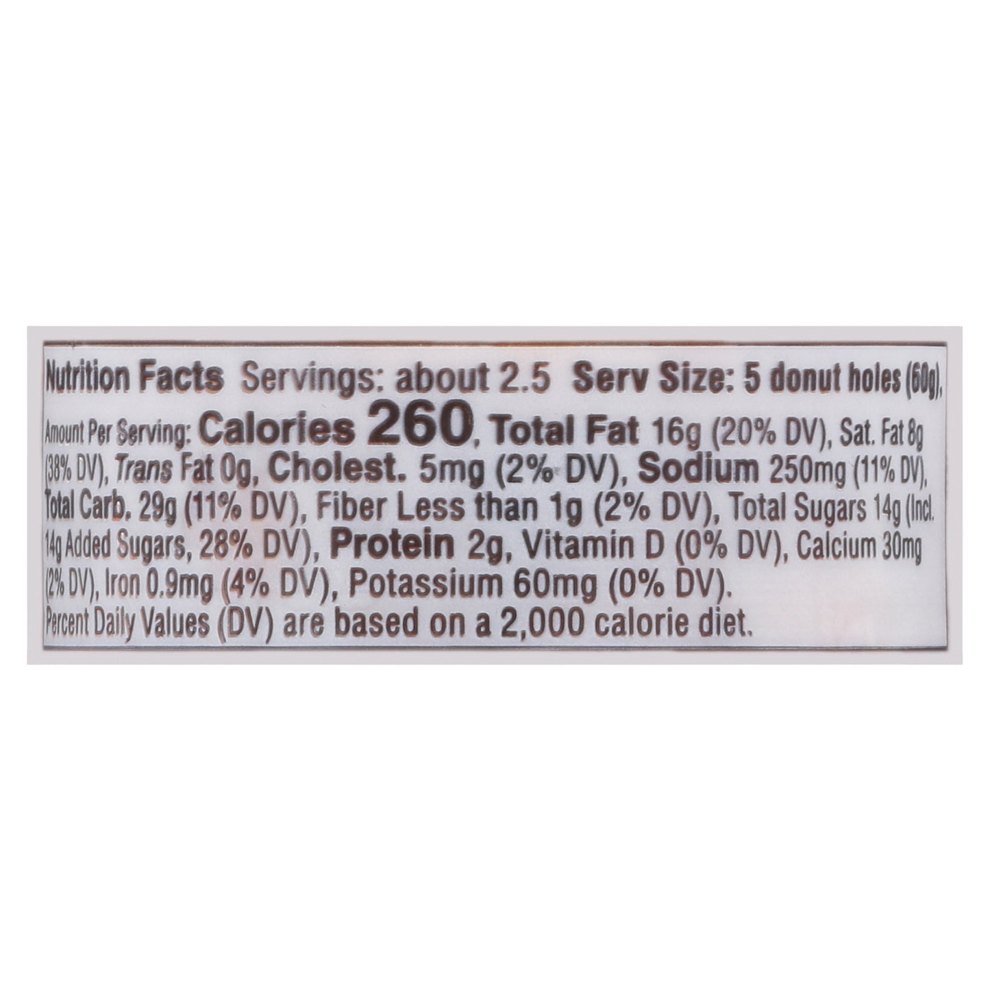 Prairie City Bakery Old Fashioned Donut Holes 5 oz