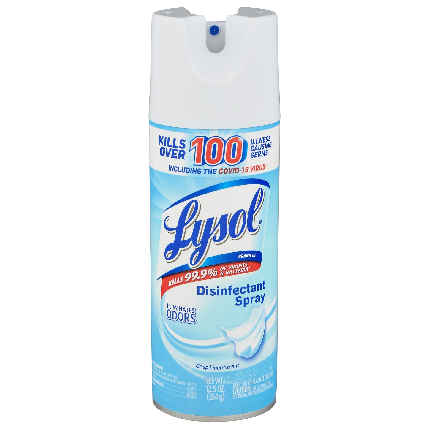 Lysol Crisp Linen Scent Disinfectant Spray 12.5 oz