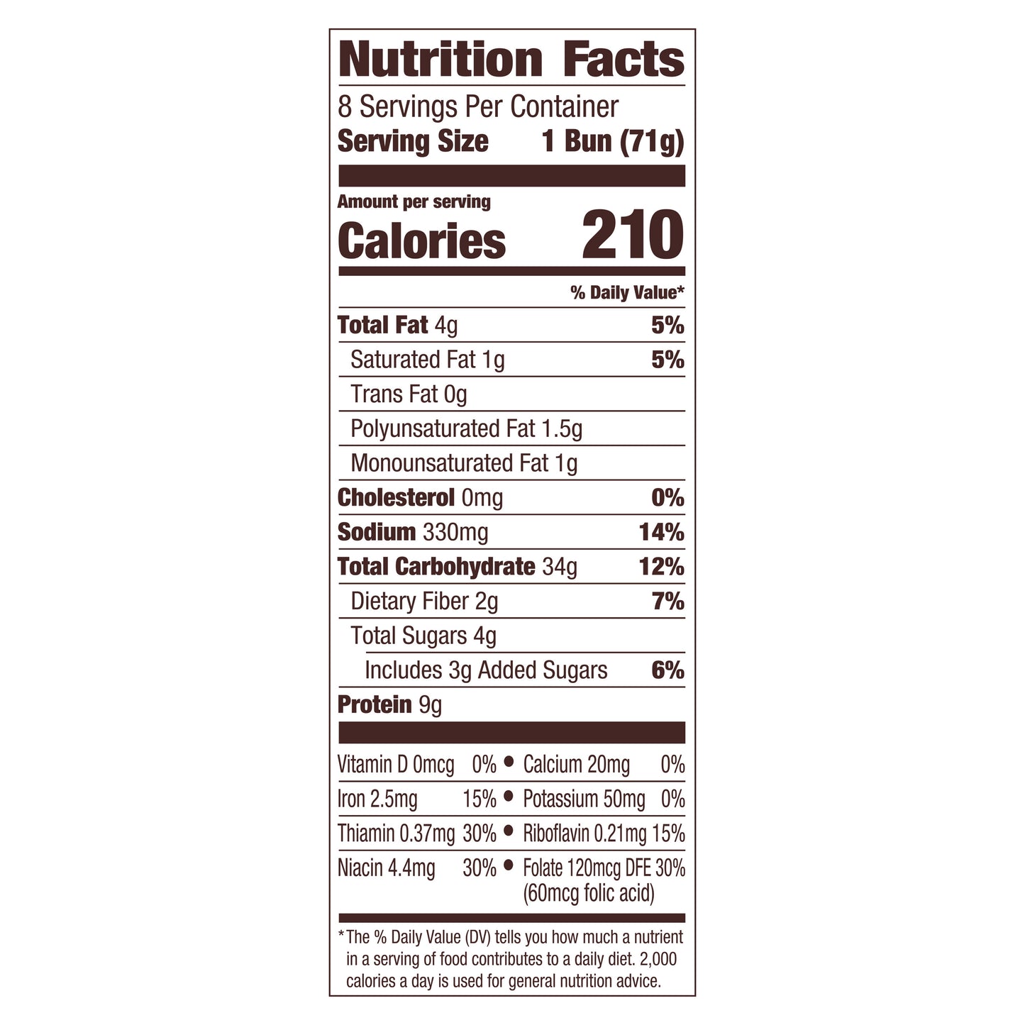 Pepperidge Farm Farmhouse Hearty White Hamburger Buns, 8-Pack Bag