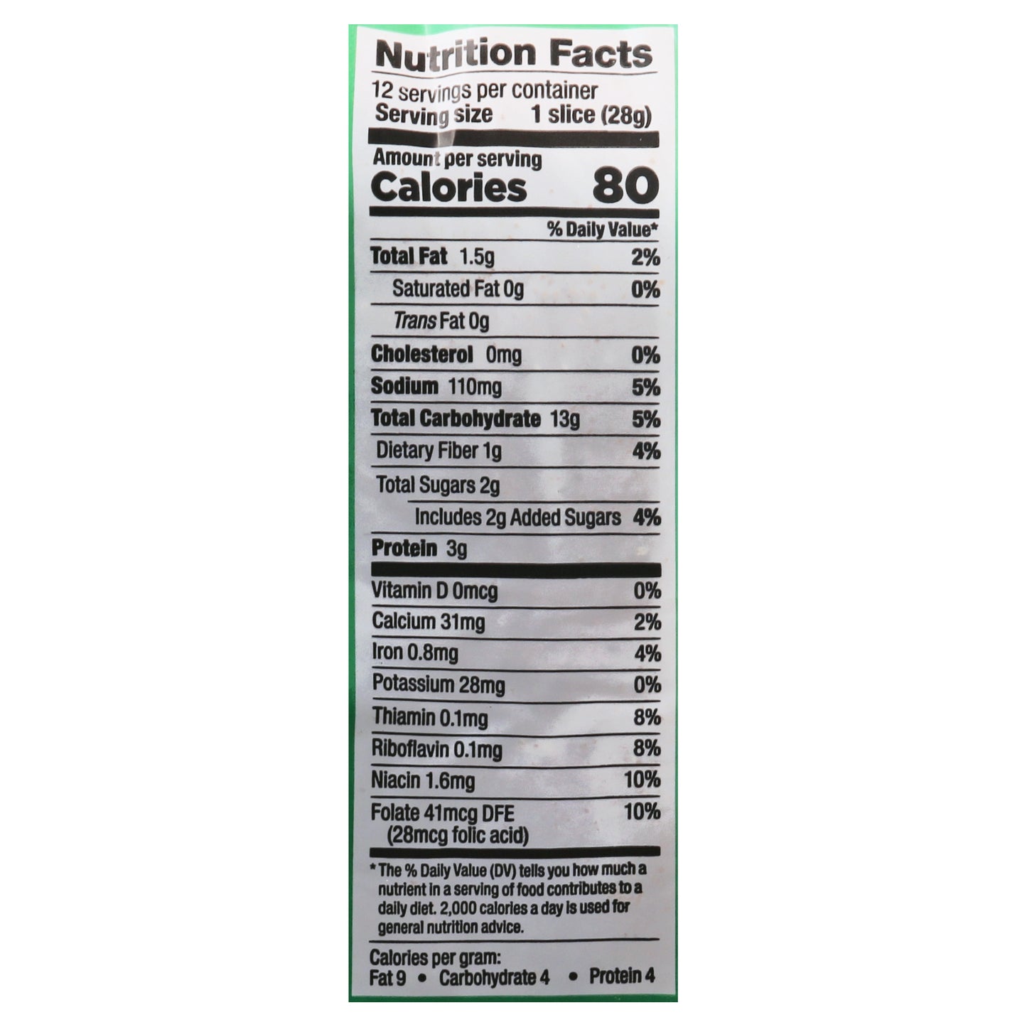Lewis 1/2 Loaf Nutty Oat Bread 12 oz
