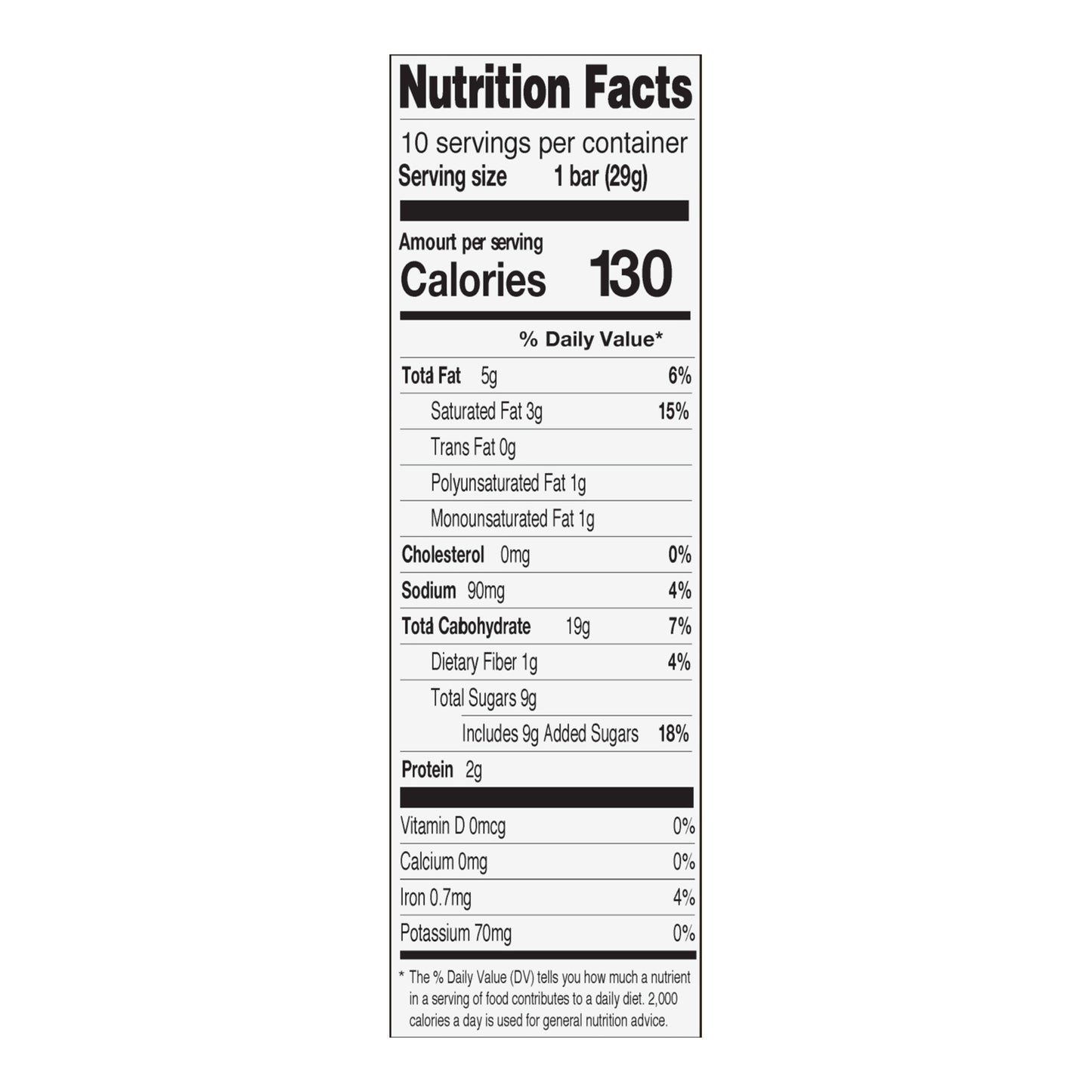 Sunbelt Bakery Peanut Butter Chocolate Chip Chewy Granola Bars 10 10 ea Box