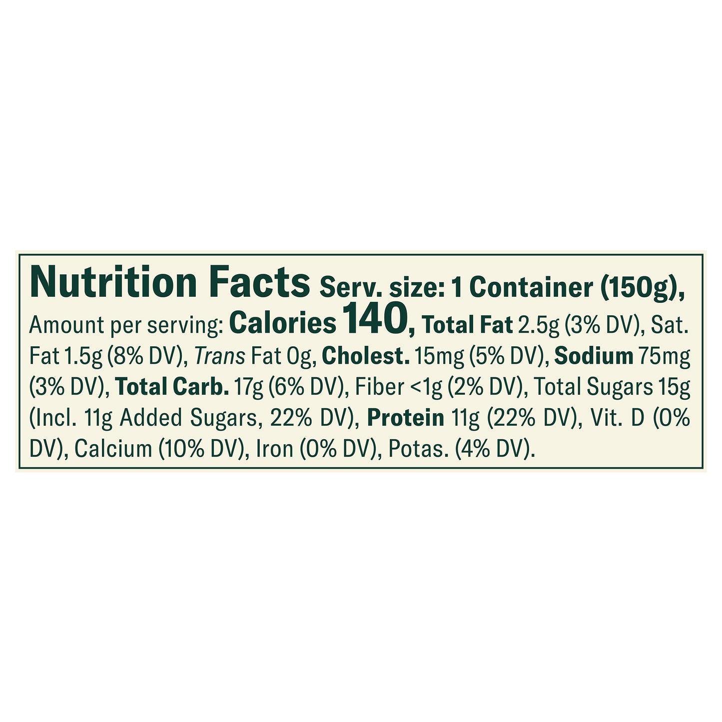 Chobani® Low-Fat Greek Yogurt Key Lime Blended 5.3oz
