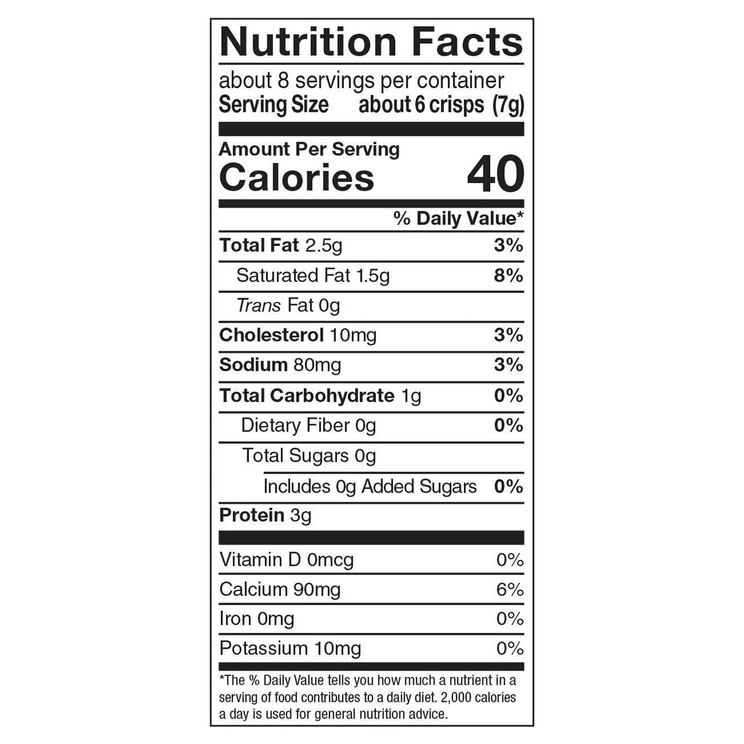 Mrs. Cubbison's Cheddar Crisps 1.98 oz