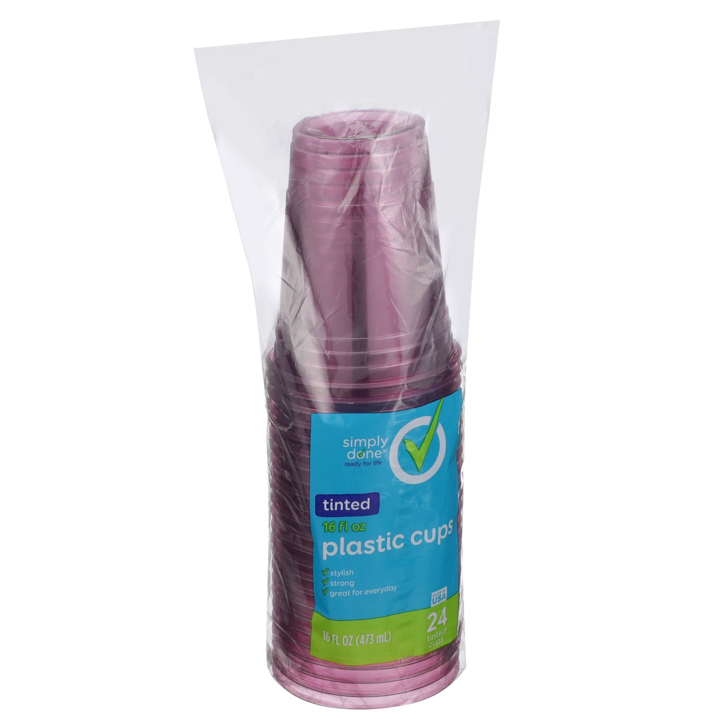 Plastic Cups, Tinted