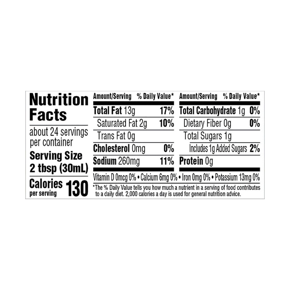 Hidden Valley Original Ranch Salad Dressing & Topping - 24 FL OZ (1.5 PT) 709 ml