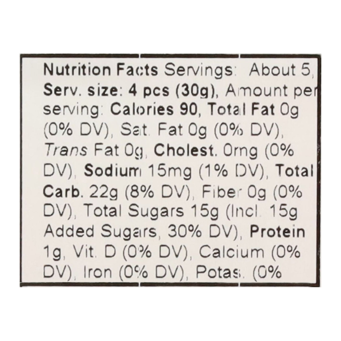 Car Cup Gummi Peach Rings 5.5 oz