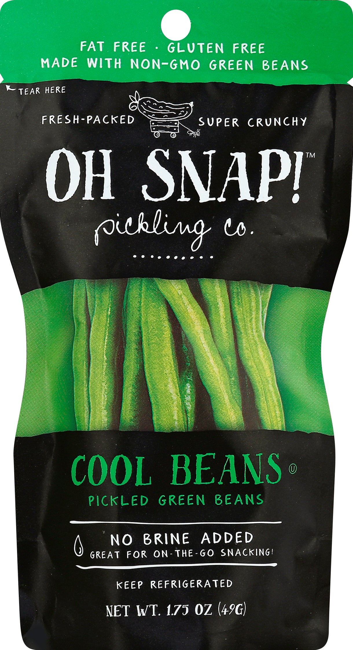 Oh Snap OH SNAP GREEN BEANS COOL PICKLE 1.75 OZ