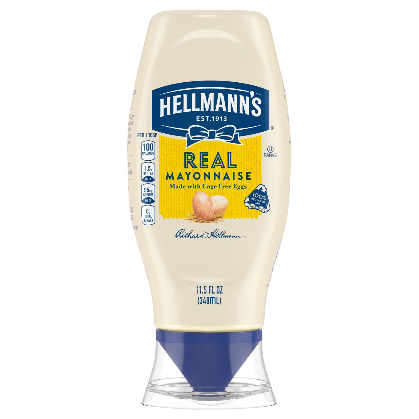 Hellmann's Real Mayonnaise Real Mayo Squeeze Bottle 11.5 oz