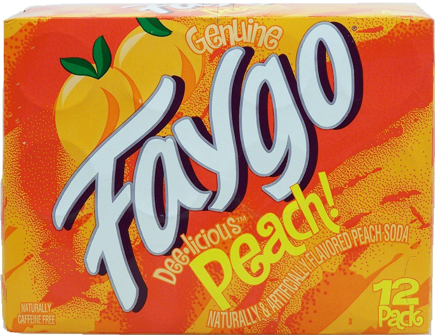 Faygo Peach Soda Cans