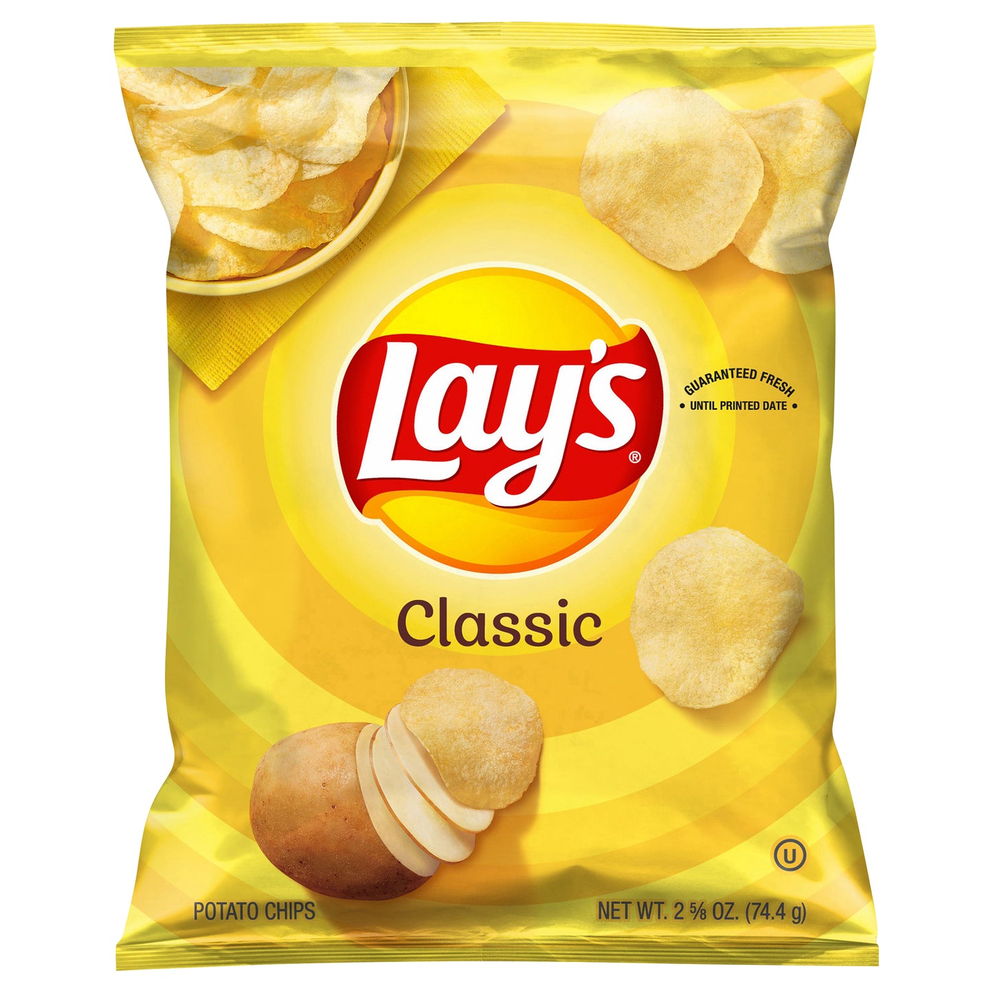 Lay's Potato Chips Classic 2 5/8 Oz