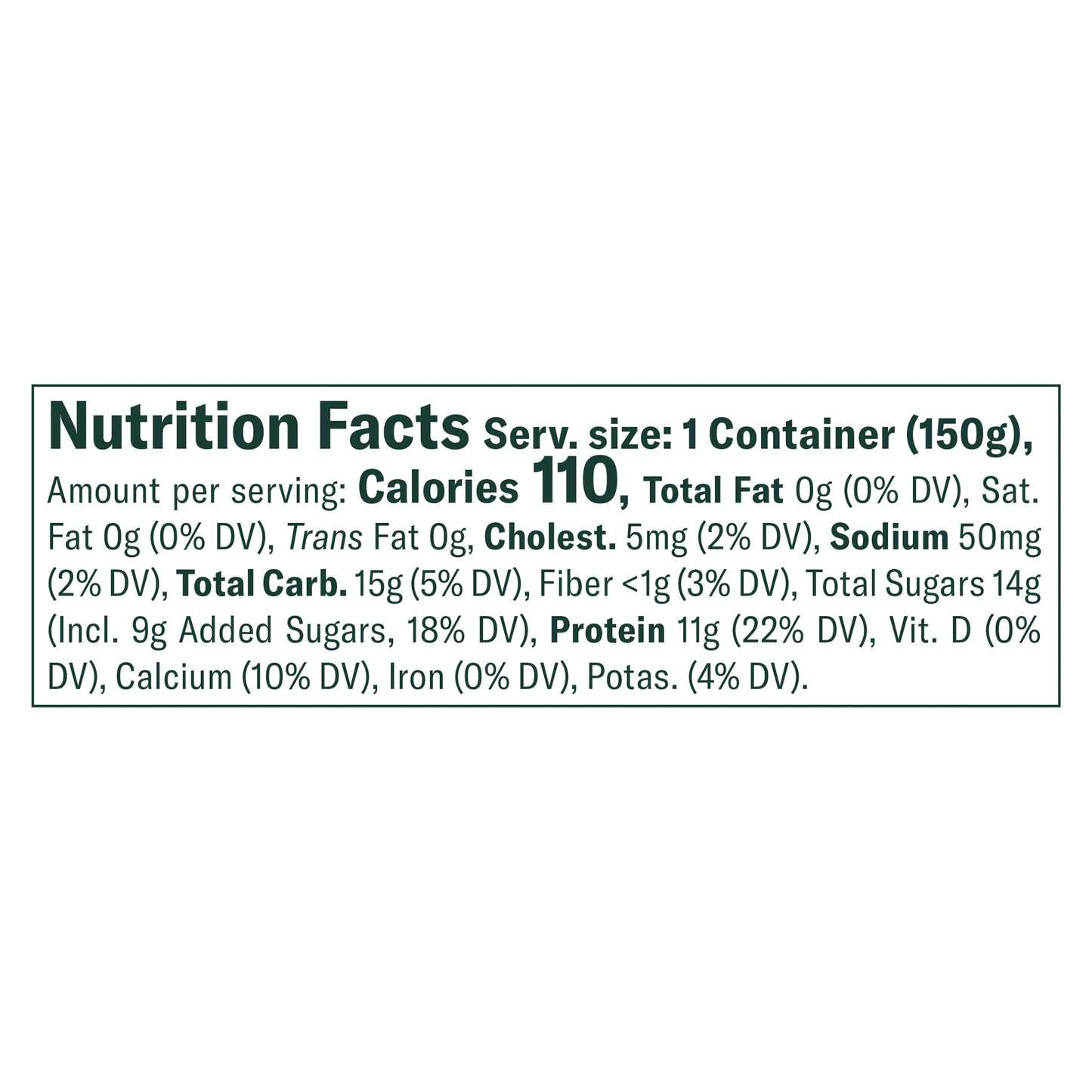 Chobani® Non-Fat Greek Yogurt Peach on the Bottom 5.3oz