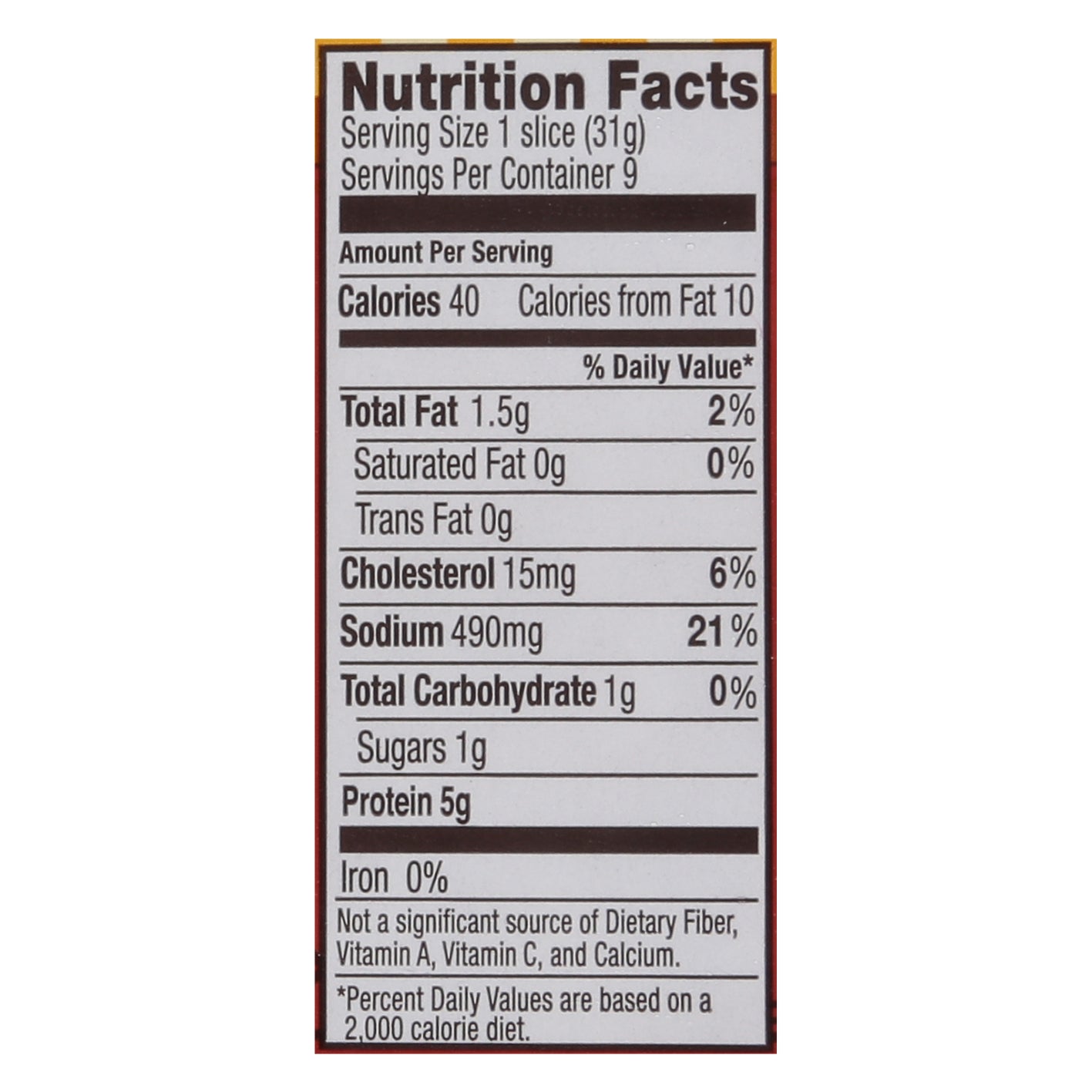Carolina Pride Water Added Cooked Ham 10 oz