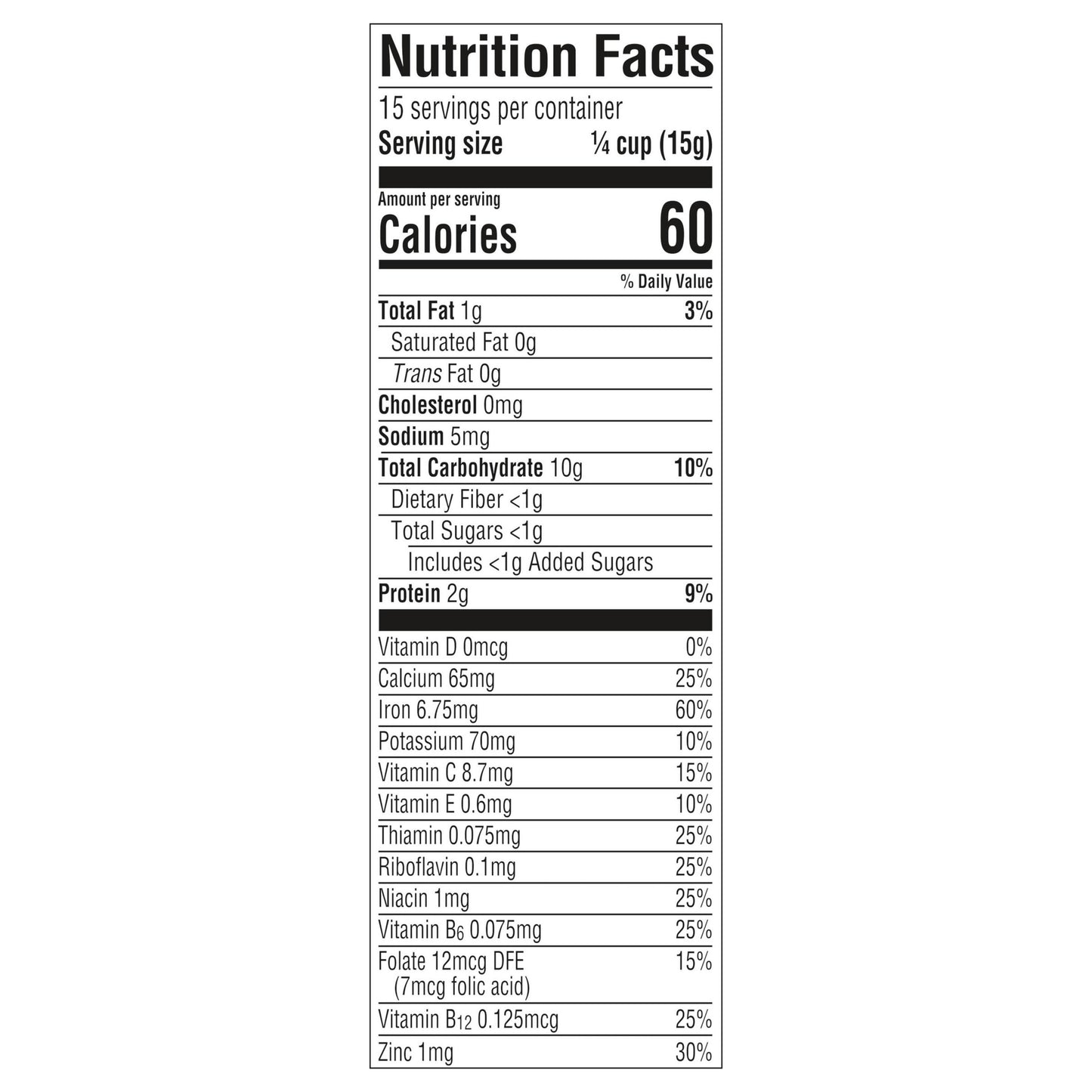 Gerber 1st Foods Cereal for Baby Grain and Grow Baby Cereal, Oatmeal, 8 oz Canister 8 oz.