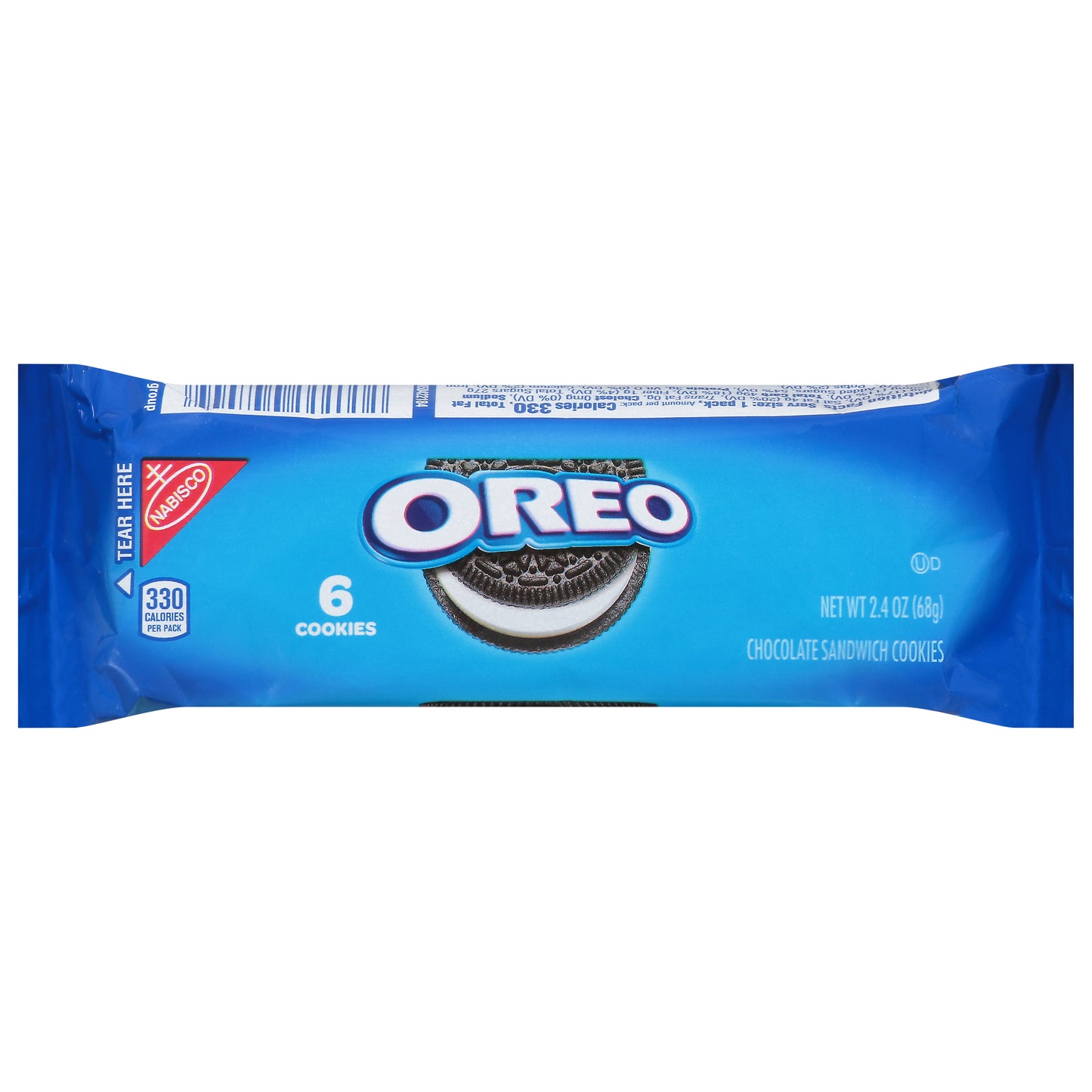 Oreo Chocolate Sandwich Cookies 6 ea
