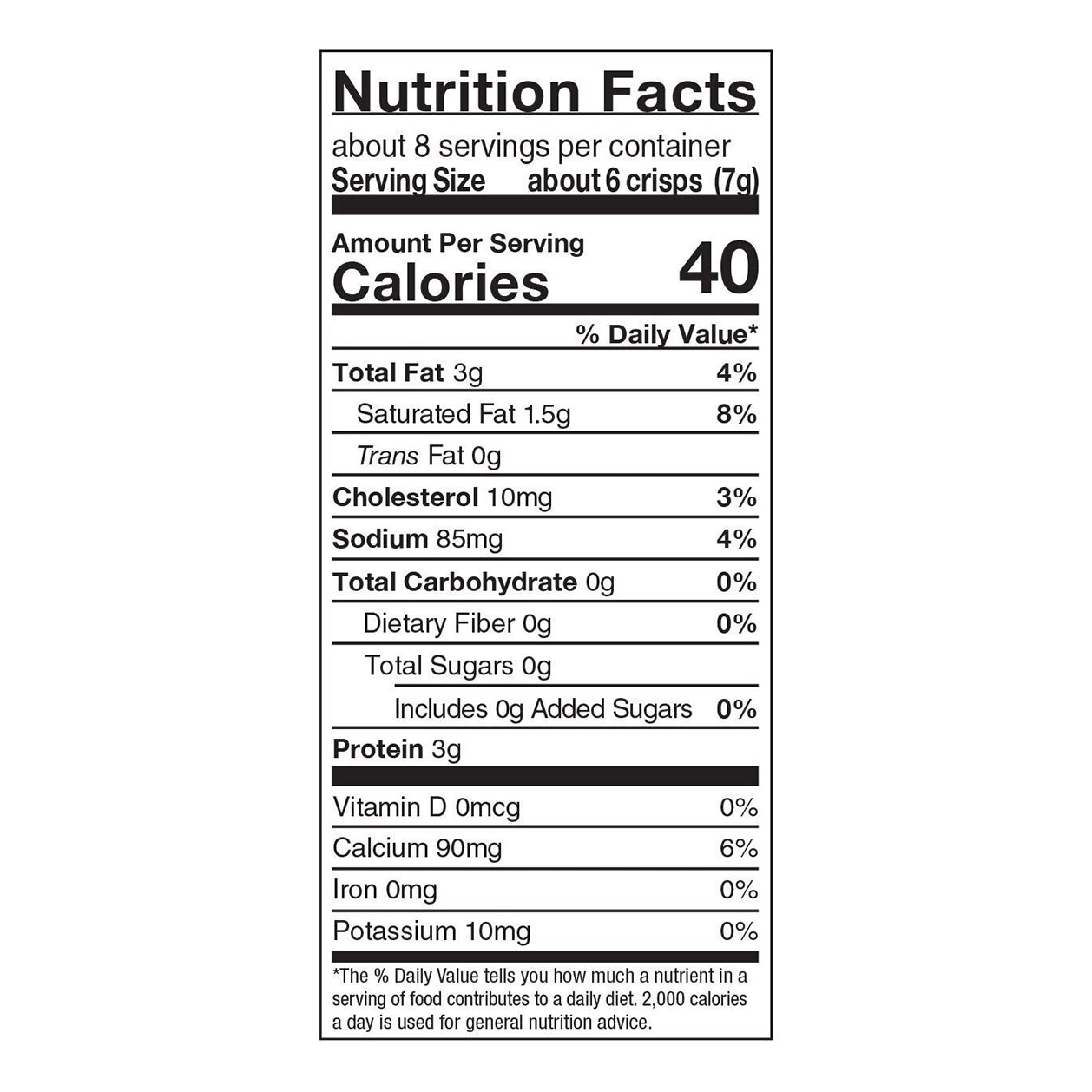 Mrs Cubbison Parmesan Crisps 1.98 oz