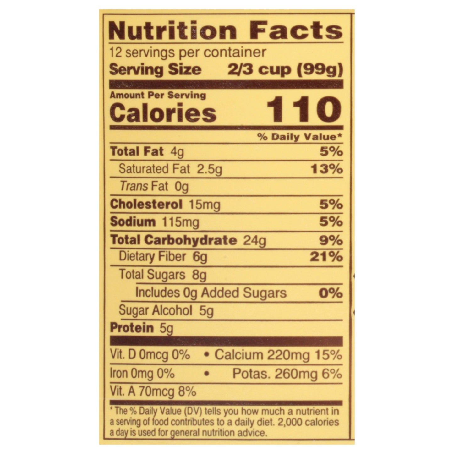 Blue Bell No Sugar Added Country Vanilla Ice Cream 0.5 gal