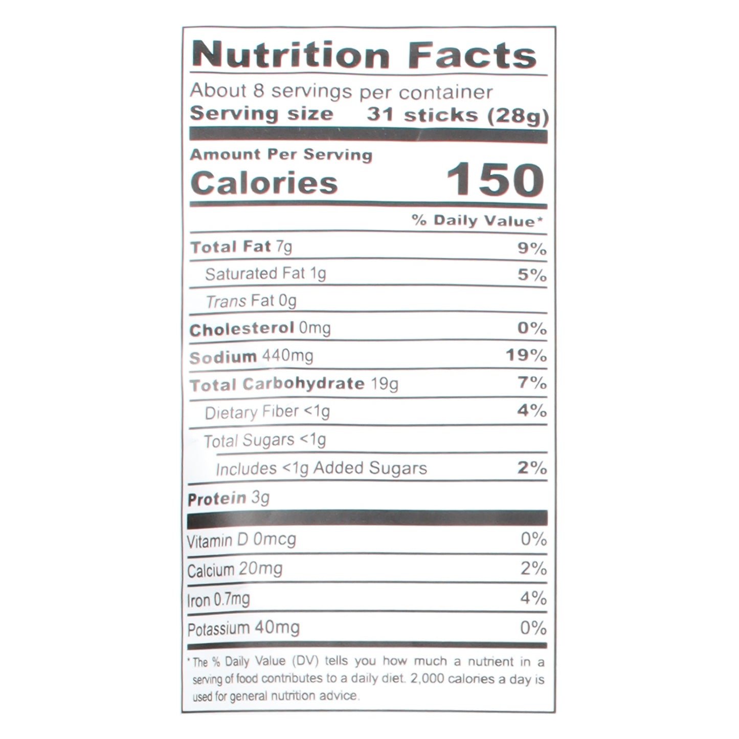 Pop Daddy Pretzels Garlic Parmesan Pretzel Sticks 7.5 oz