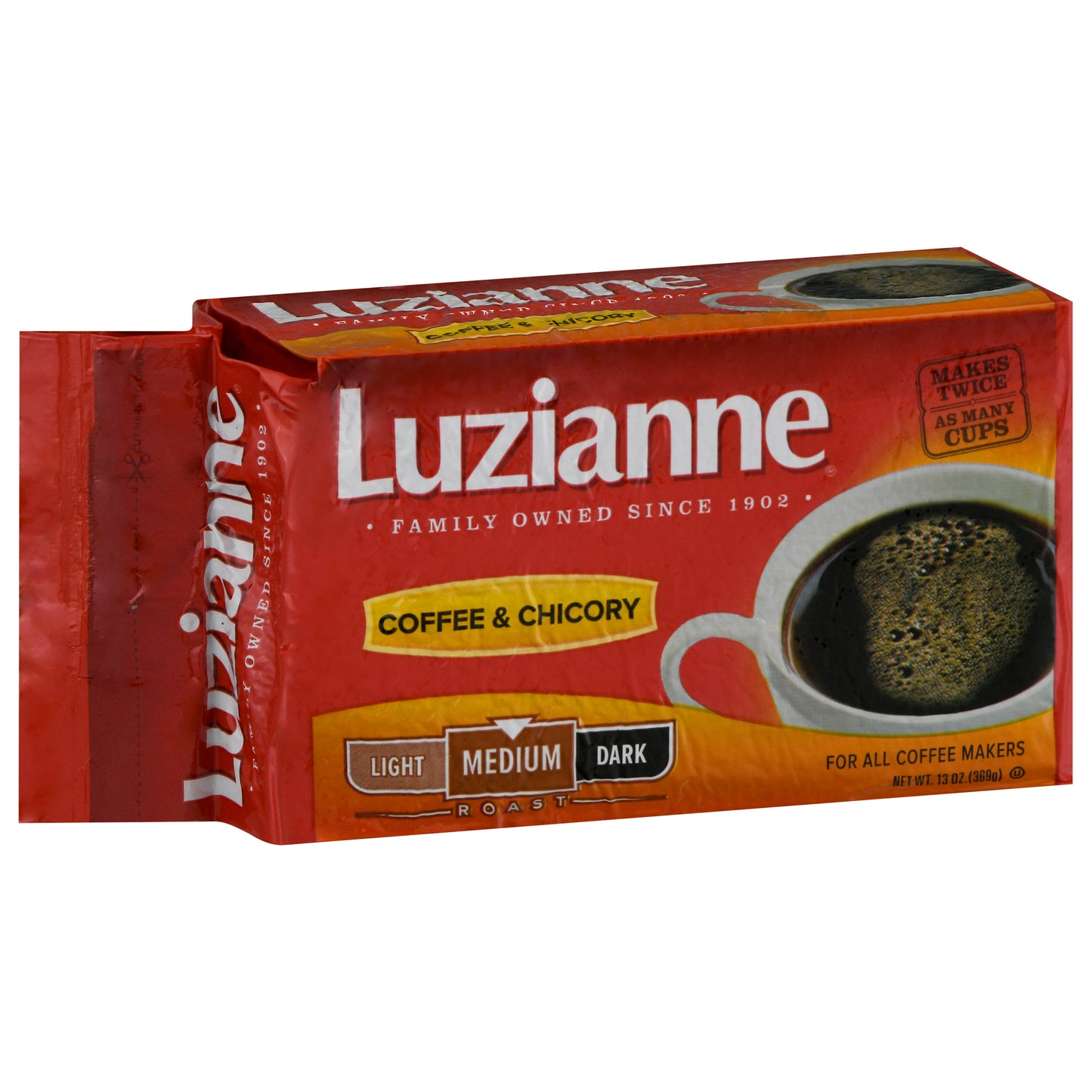 Luzianne Medium Roast Coffee & Chicory 13 oz