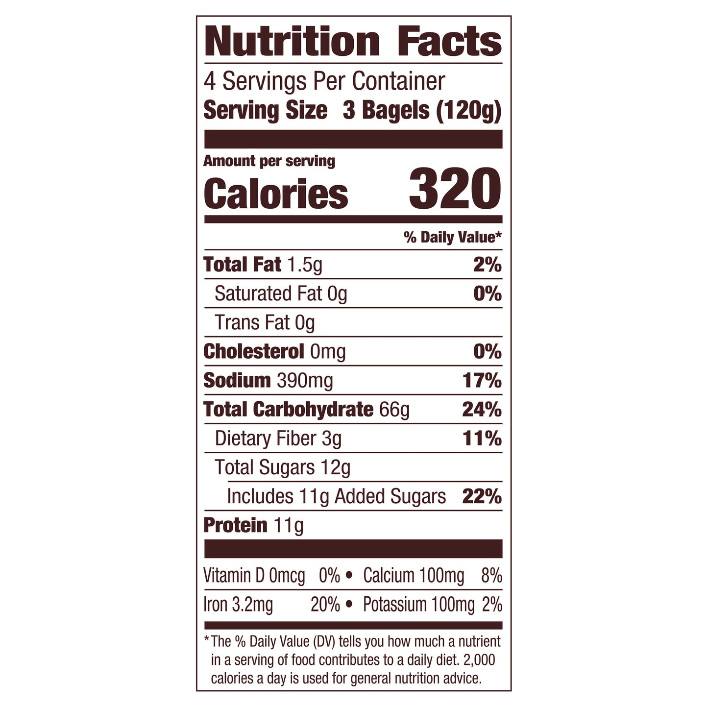 Pepperidge Farm Pre-Sliced Mini Plain Bagels 12 Bagels 12 ea