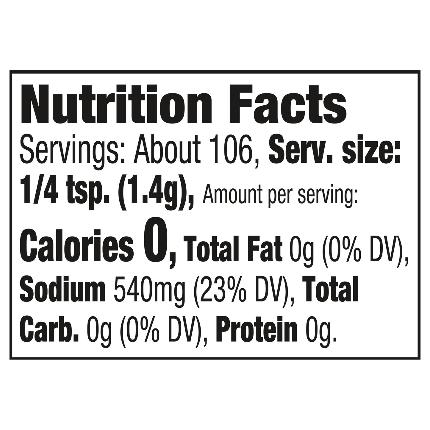 McCormick Garlic Salt, 5.25 oz