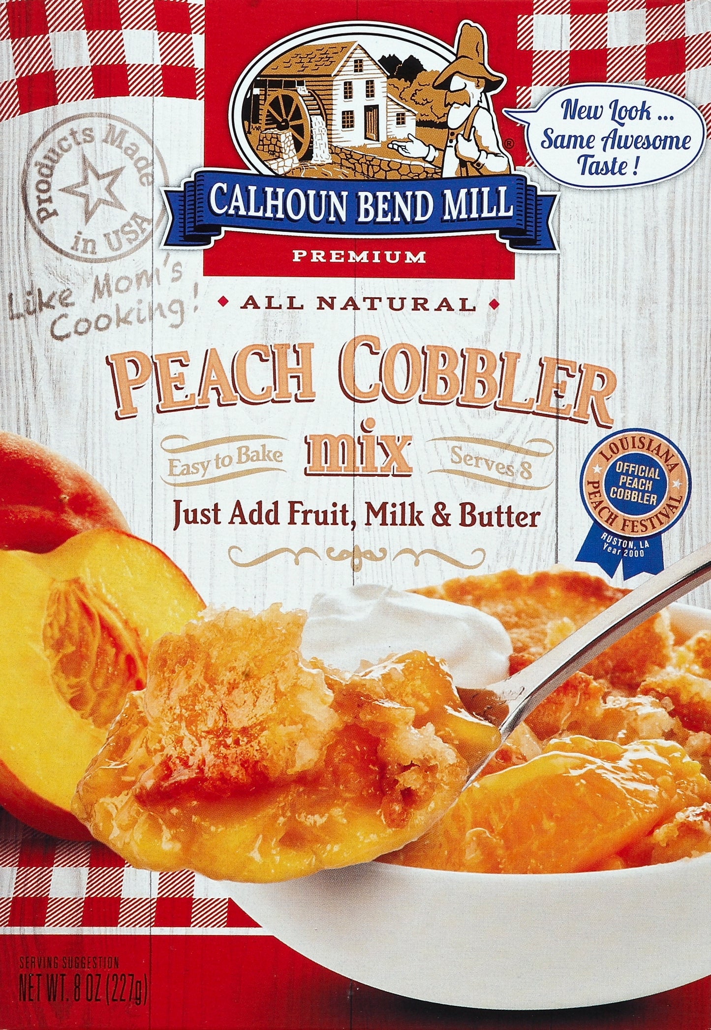 Calhoun Bend Peach Cobbler Mix 8 oz