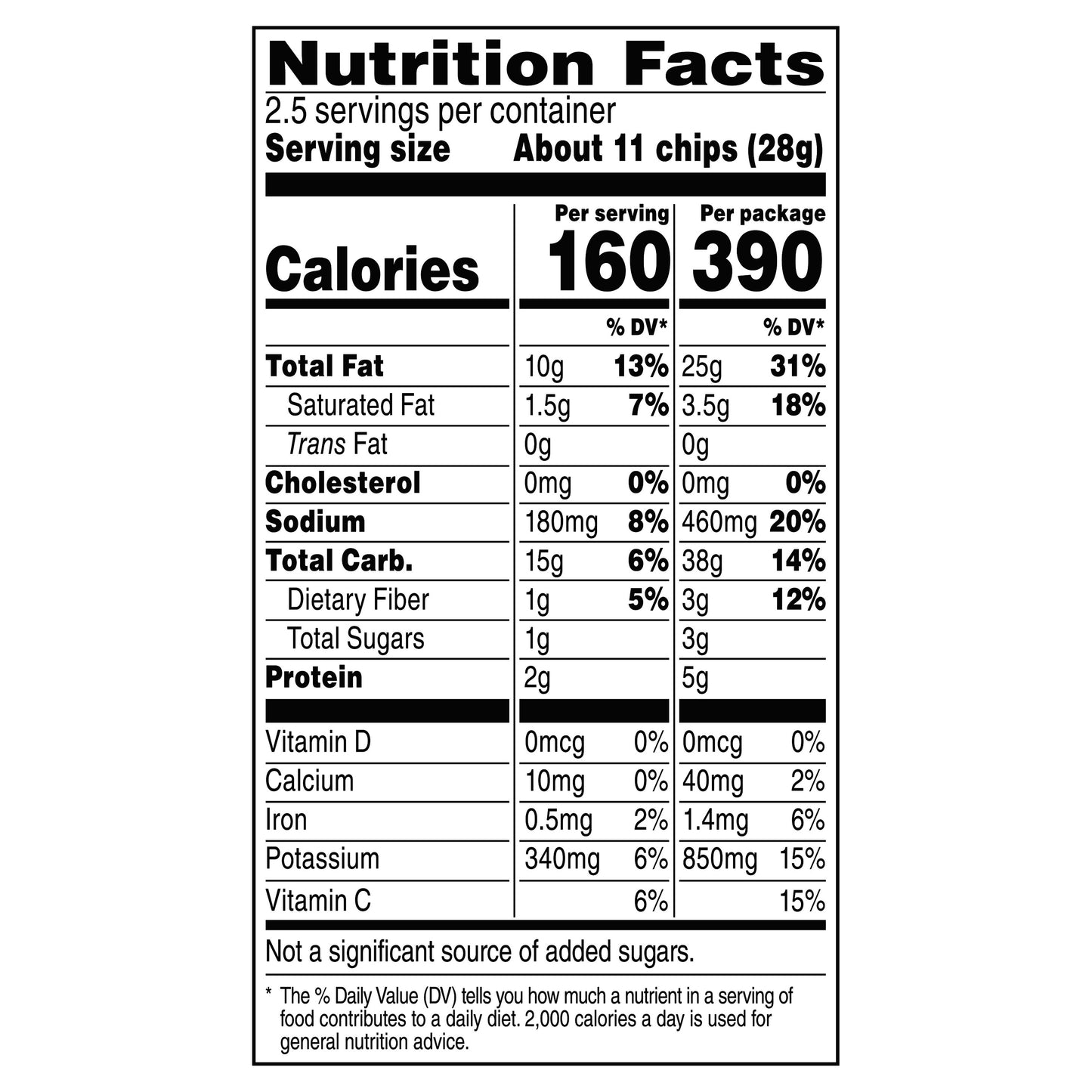 Ruffles Cheddar & Sour Cream Flavored Potato Chips 2.5 oz