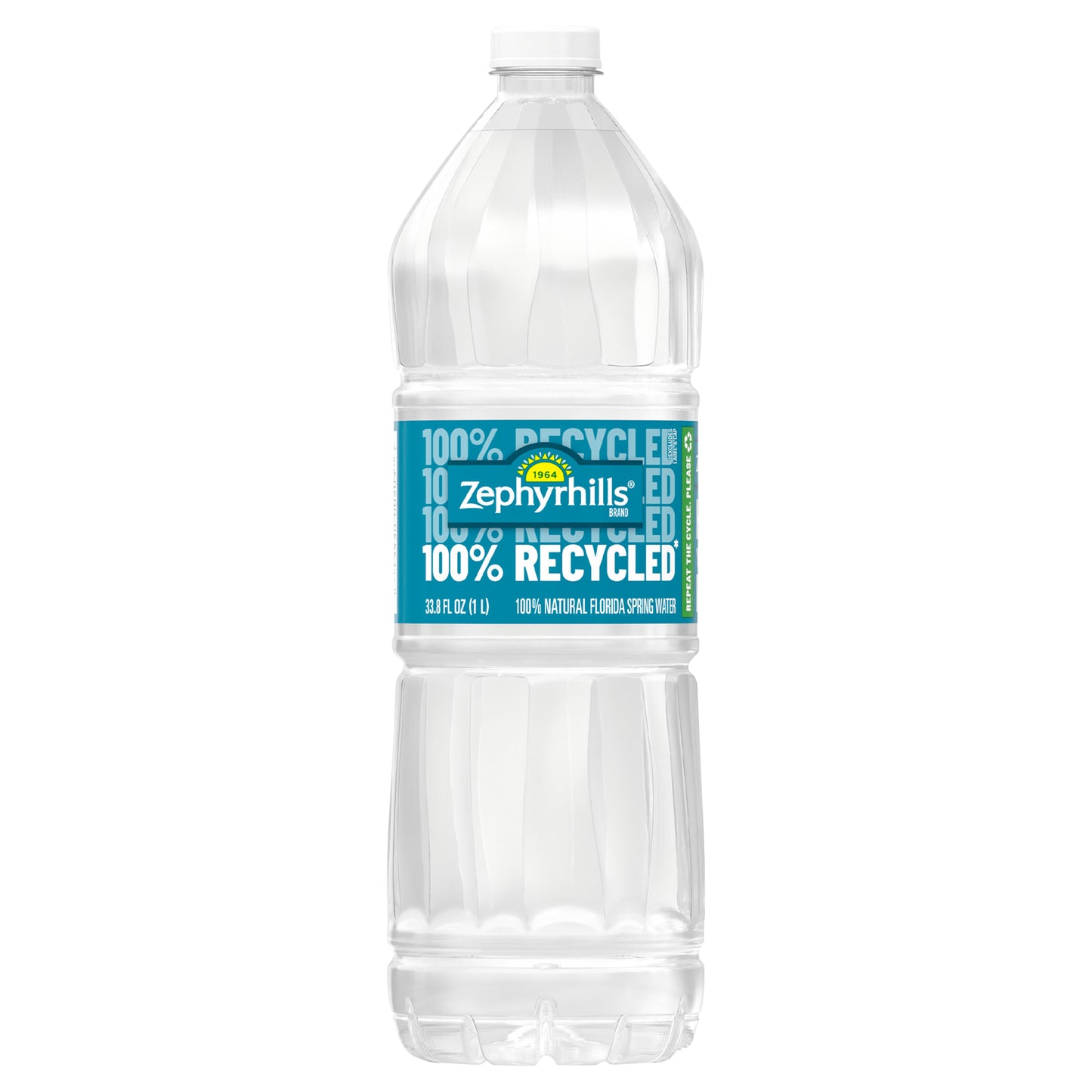 ZEPHYRHILLS Brand 100% Natural Spring Water, 33.8-ounce plastic bottle