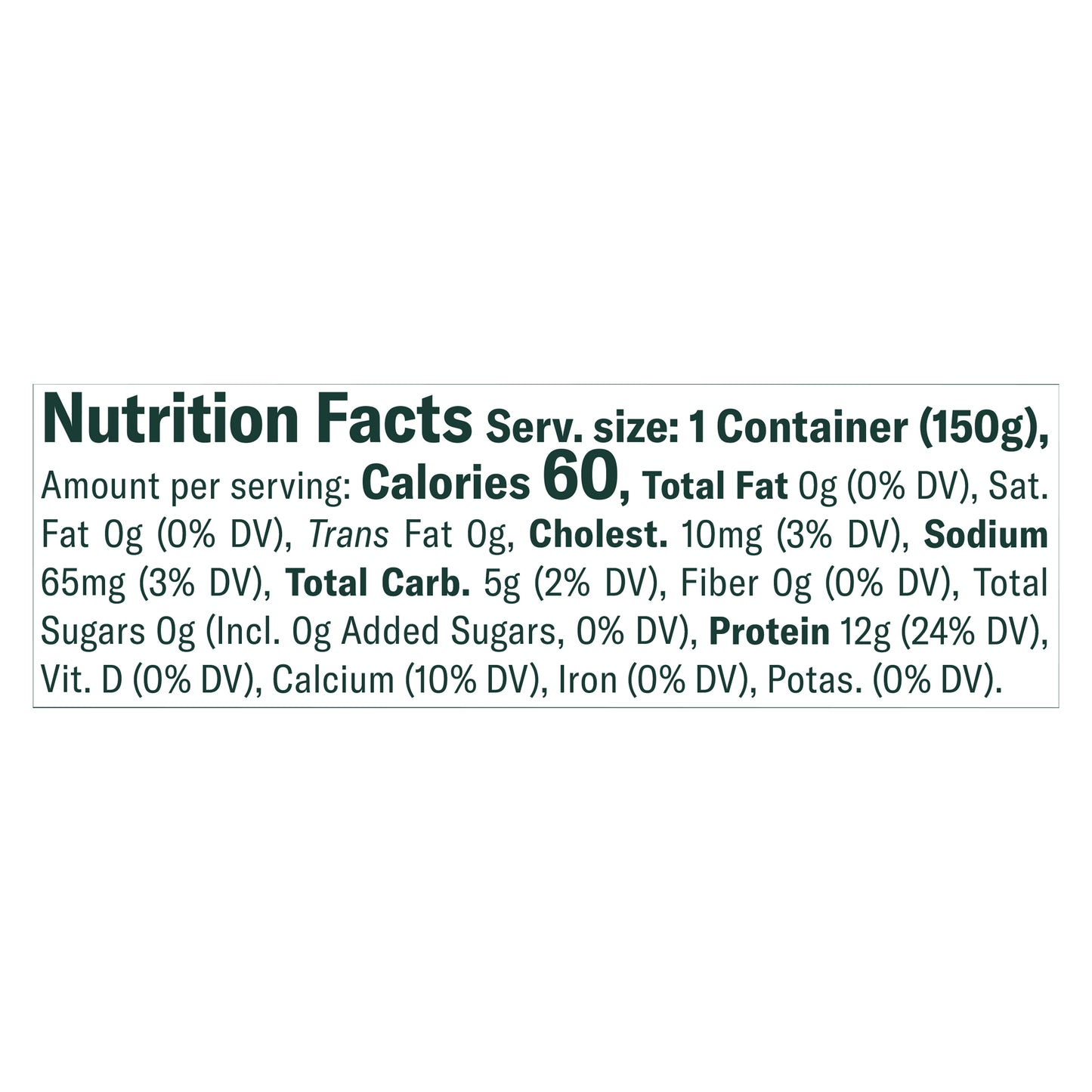 Chobani Nonfat Zero Sugar Black Cherry Flavored Yogurt 5.3 oz