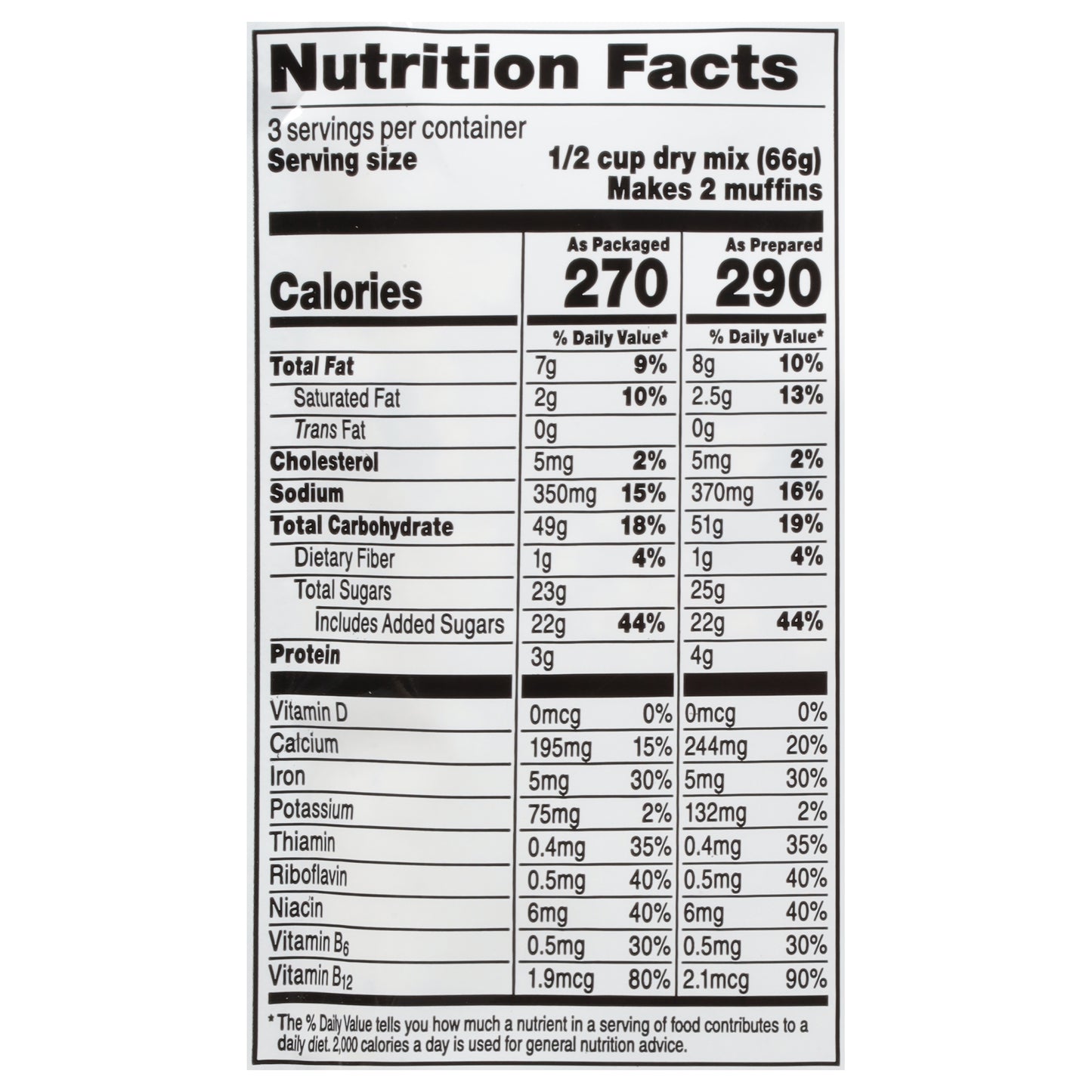 Martha White Blueberry Cheesecake Muffin Mix 7 oz