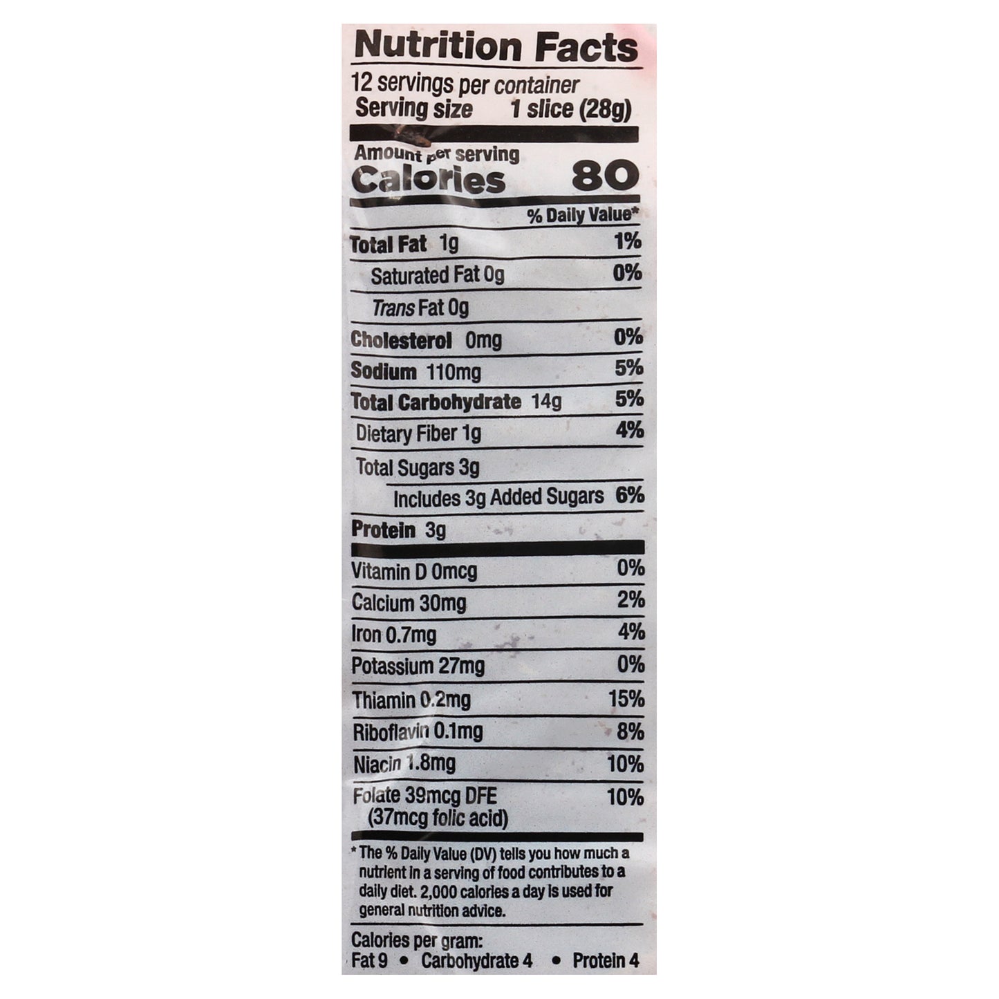 Lewis 1/2 Loaf Hawaiian Bread 12 oz
