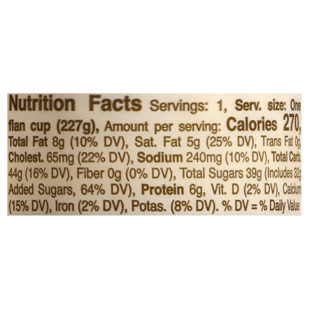 Senior Rico Caramel Flan 8 oz