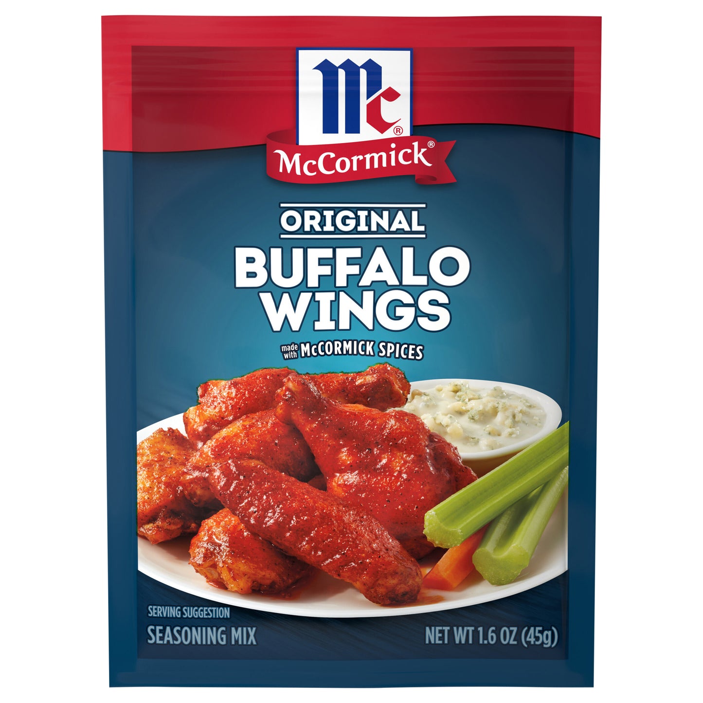 McCormick Original Buffalo Wings Seasoning Mix, 1.6 oz
