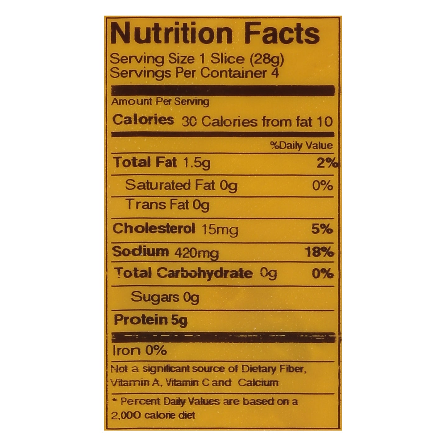 Carolina Pride Cooked Ham 4 oz