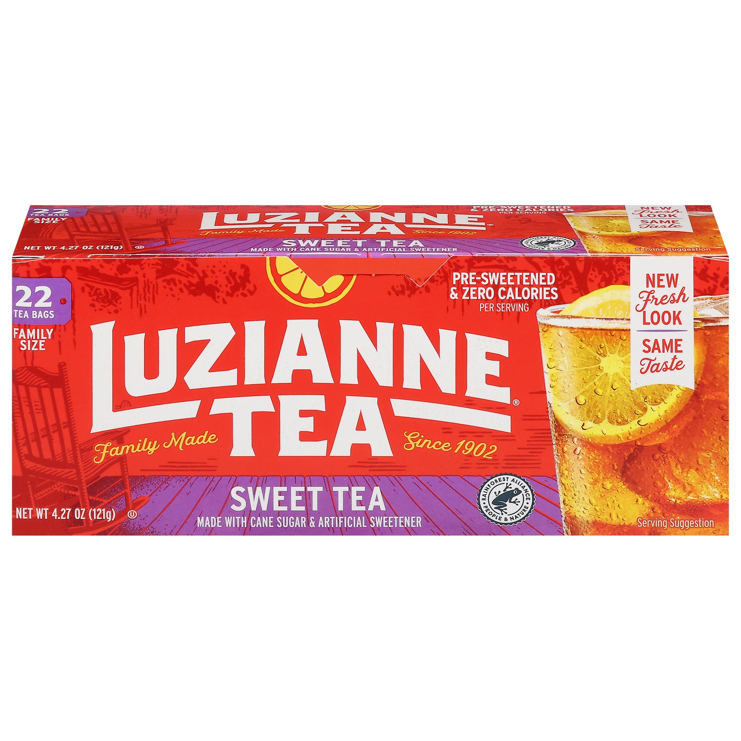 Luzianne Sweet Tea Family Size 22 Tea Bags