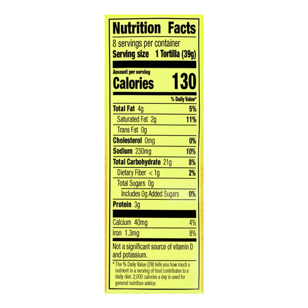Old El Paso Flour Tortillas, For Burritos, 8 ct., 11 oz.
