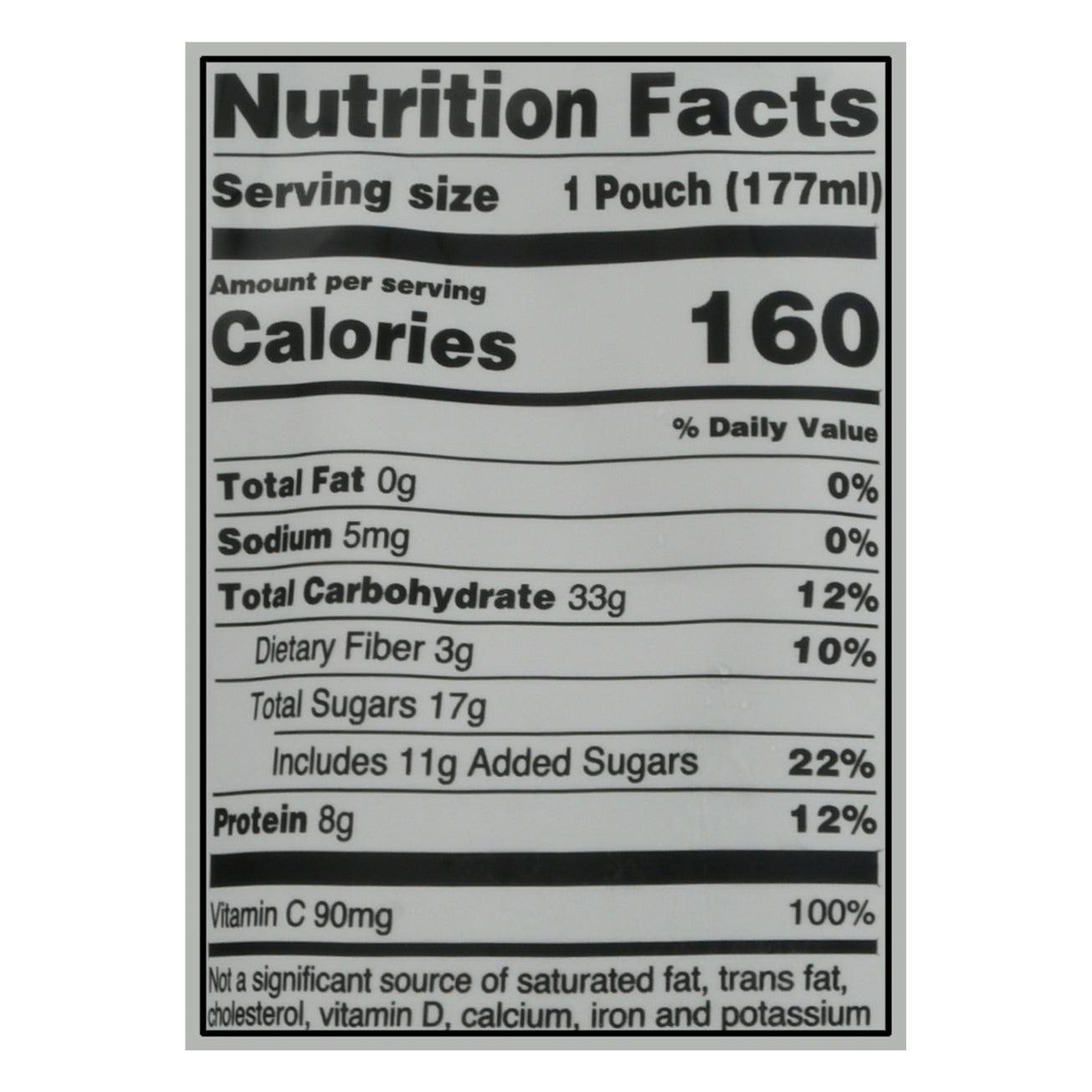 Welch's Peach Mango Protein Smoothie 6 fl oz