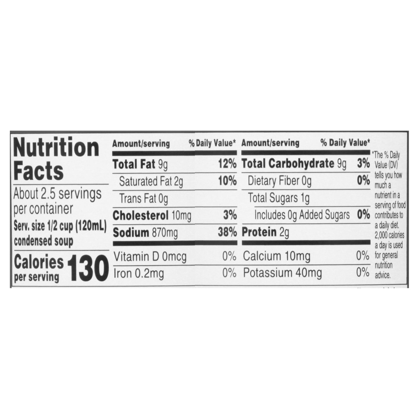 Campbell's Cream of Chicken Condensed Soup 10.5 oz