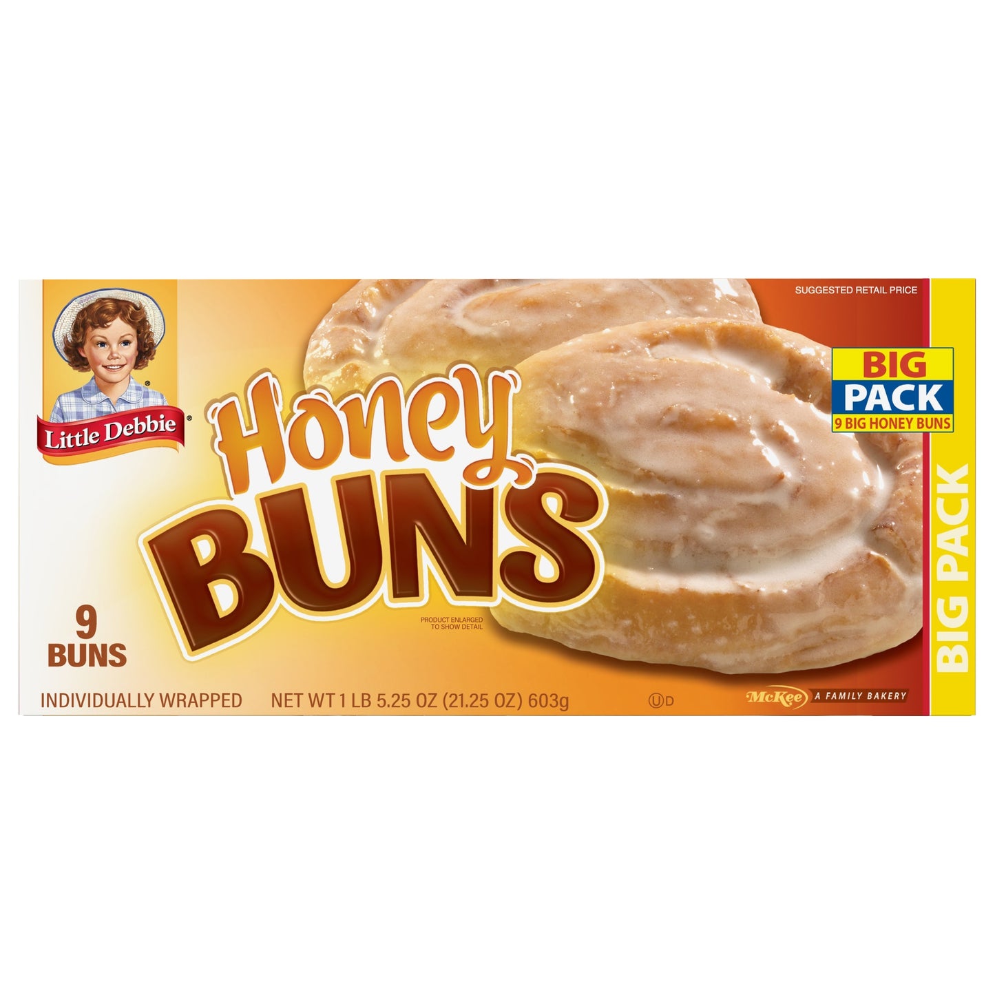 Snack Cakes, Little Debbie Big Pack Honey Buns