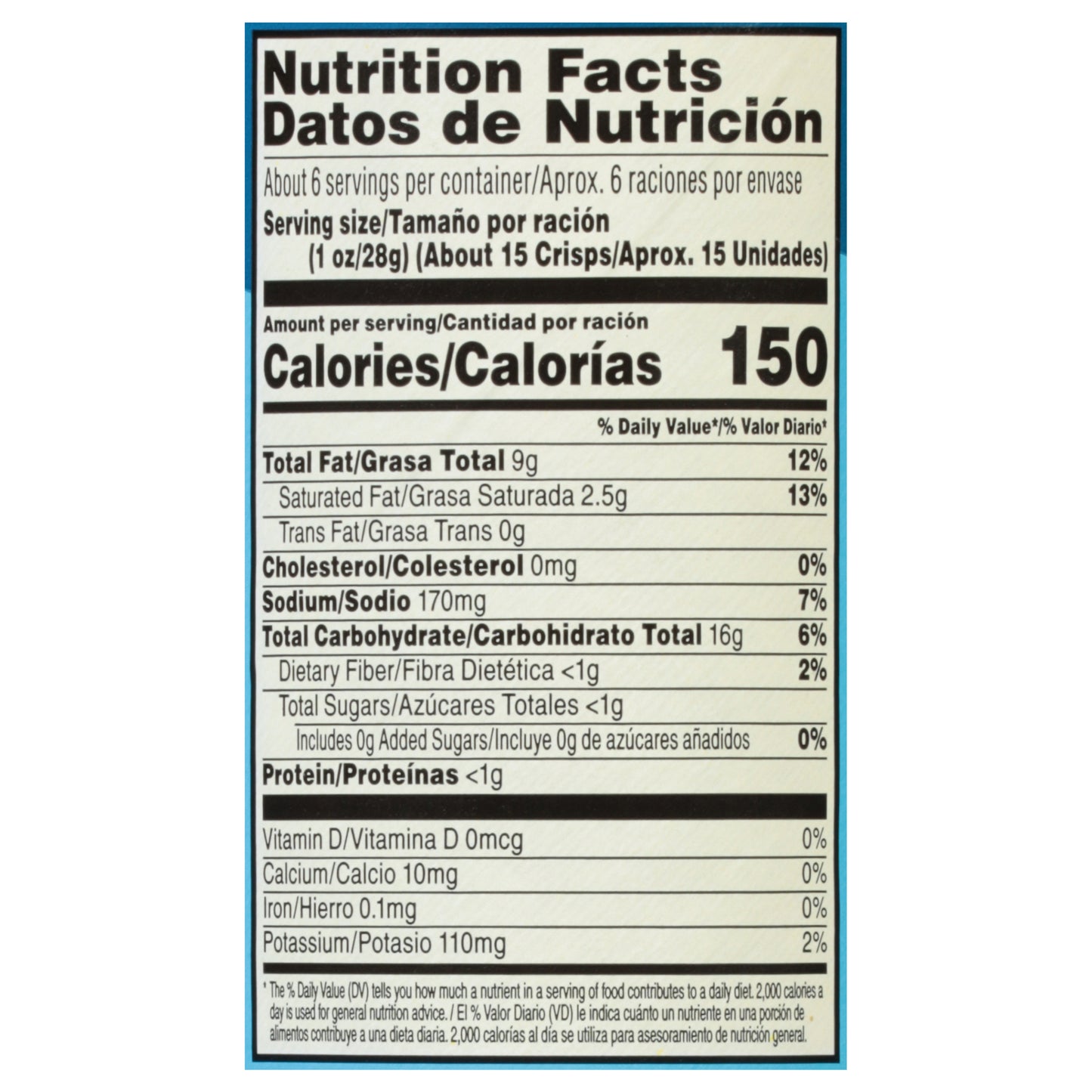 Pringles Cheddar & Sour Cream Potato Crisps 5.5 oz