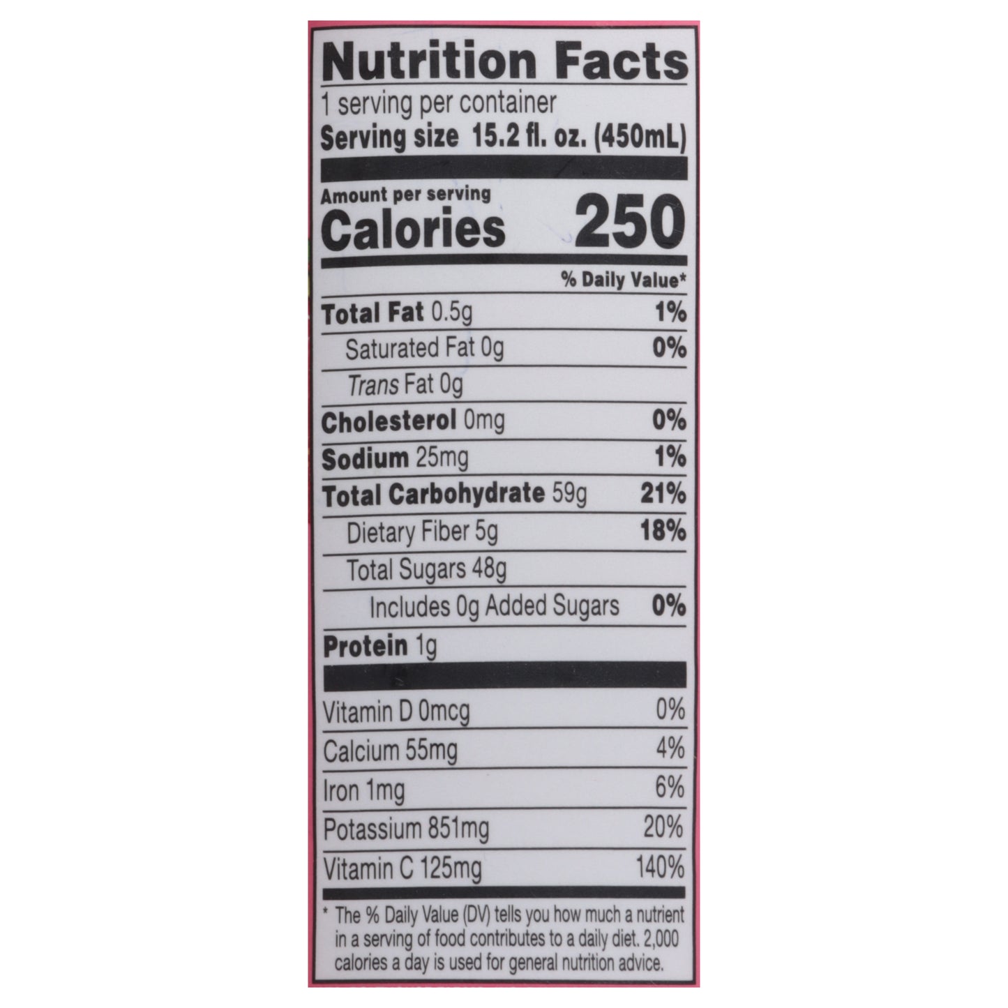Bolthouse Farms Strawberry Banana 100% Juice Smoothie 15.2 fl oz