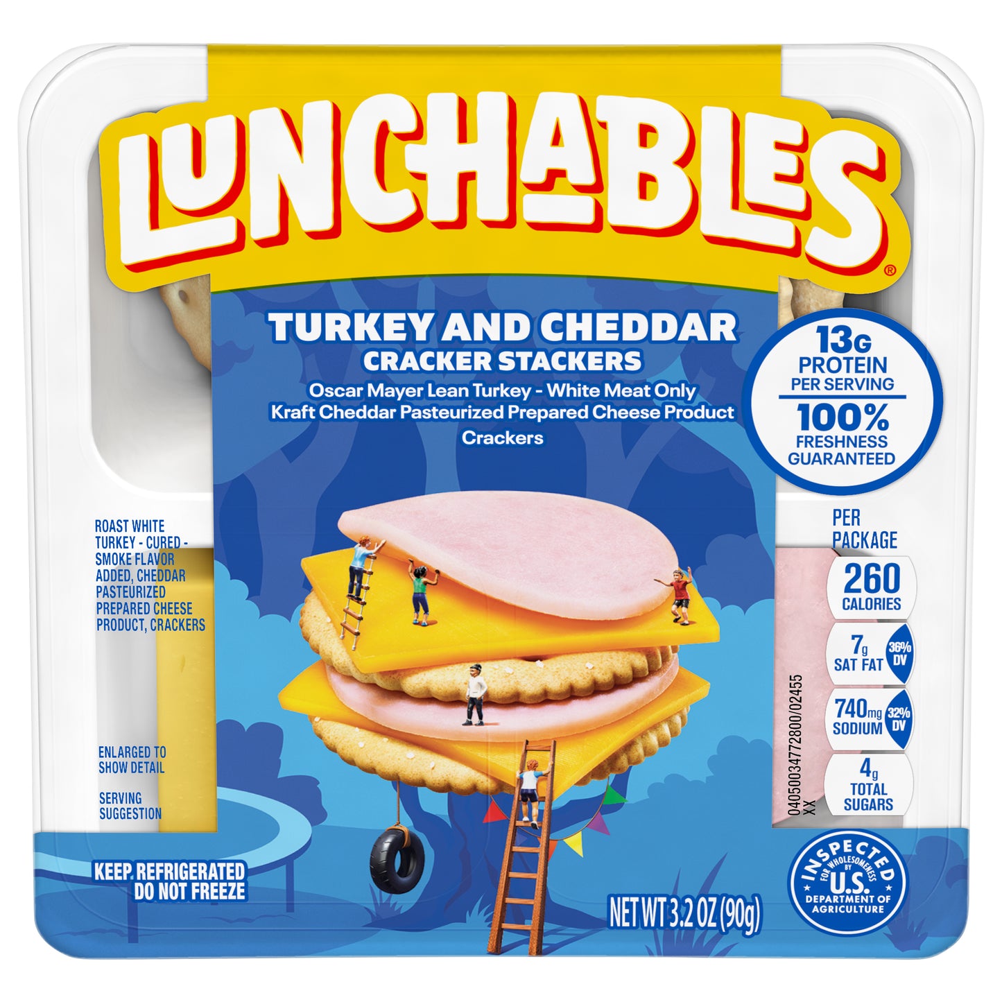 Lunchables Turkey and Cheddar Cracker Stackers 3.2 oz