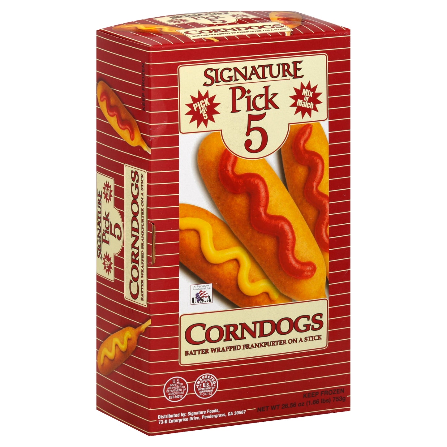 Signature Pick 5 Corndogs 26.56 oz