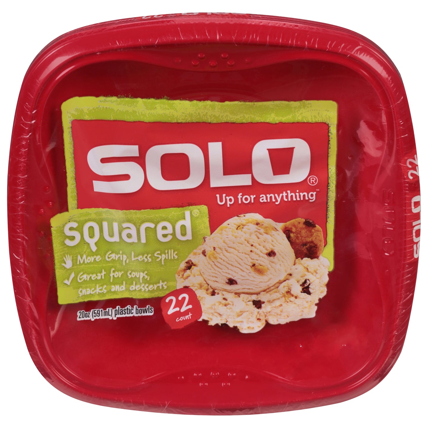 Solo Squared 20 Oz Plastic Bowls 22 ea