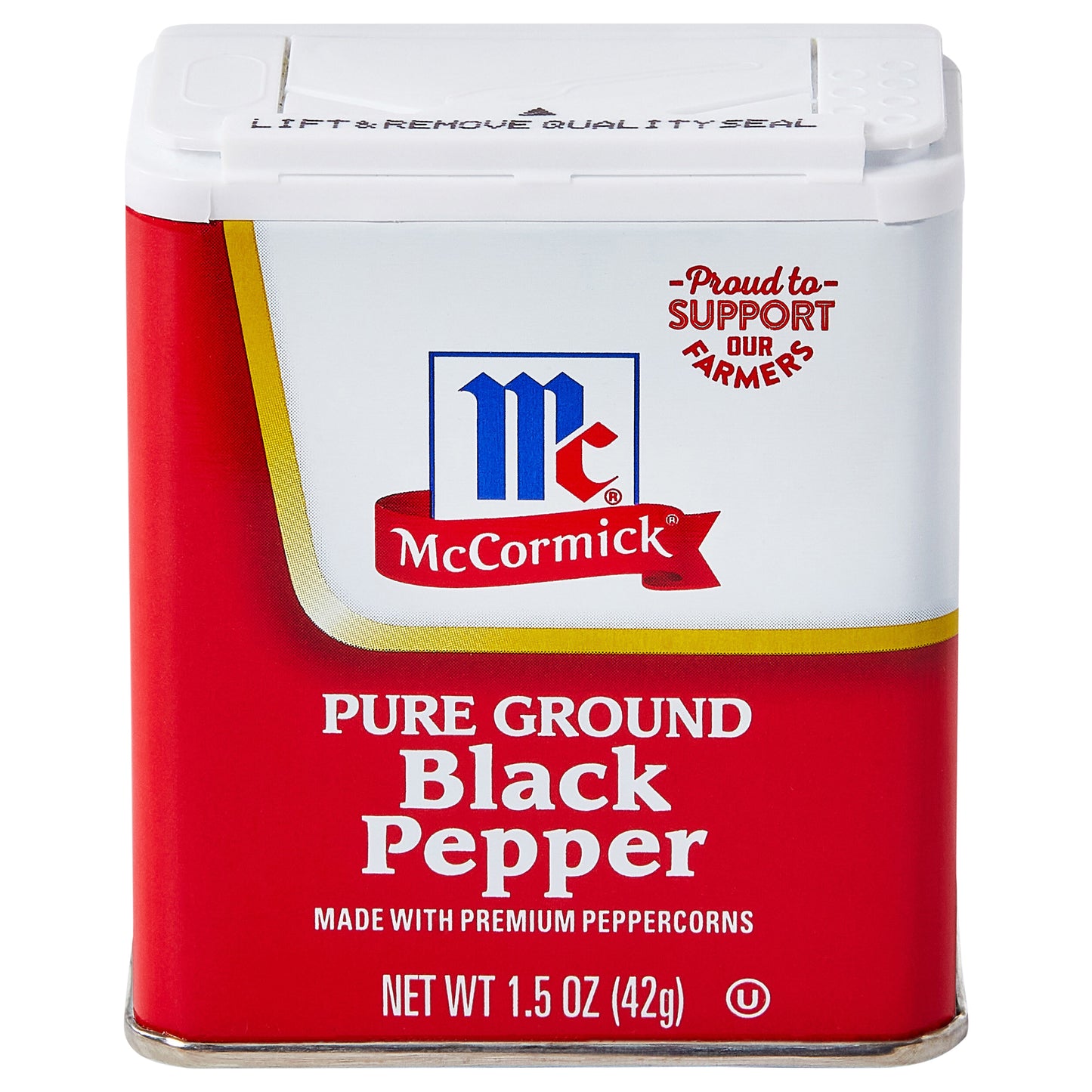 McCormick Black Pepper - Pure Ground, 1.5 oz