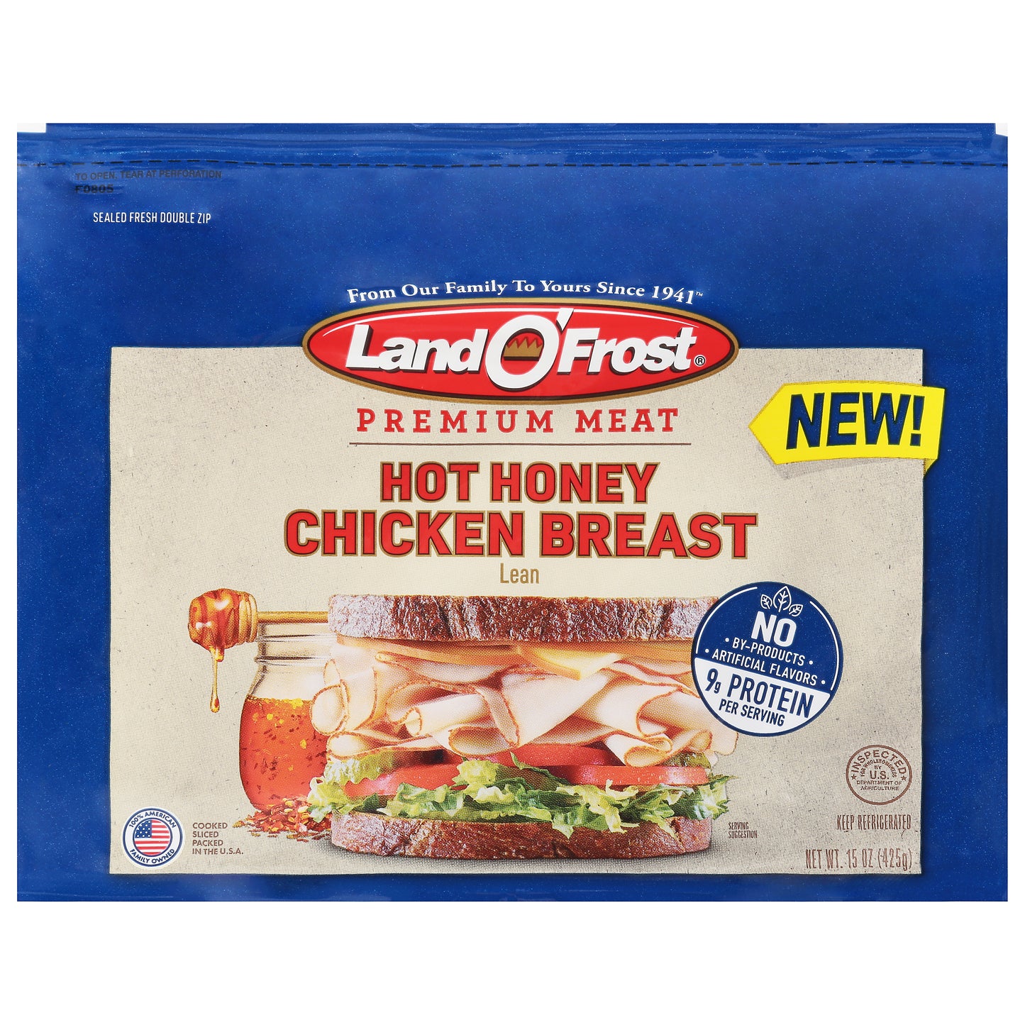 Land O'Frost Hot Honey Chicken Breast 15 oz