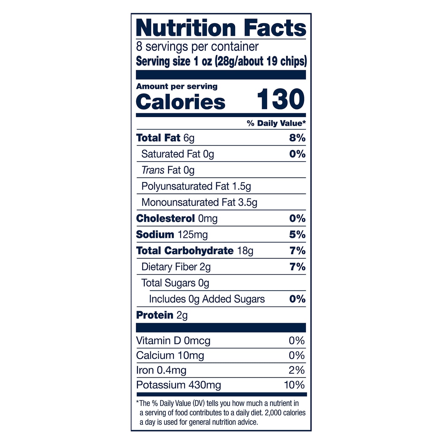 Cape Cod Kettle Cooked Original Potato Chips 8 oz - 40% LESS FAT, NOTHING ADDED