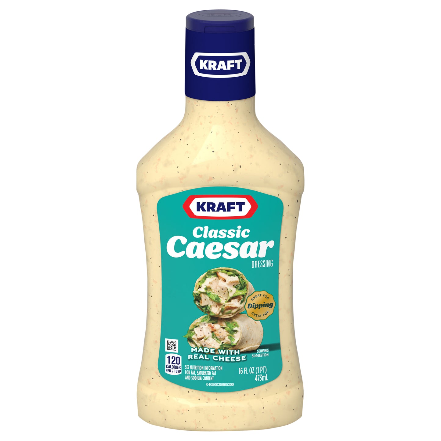 Kraft Classic Caesar Salad Dressing, 16 fl oz Bottle