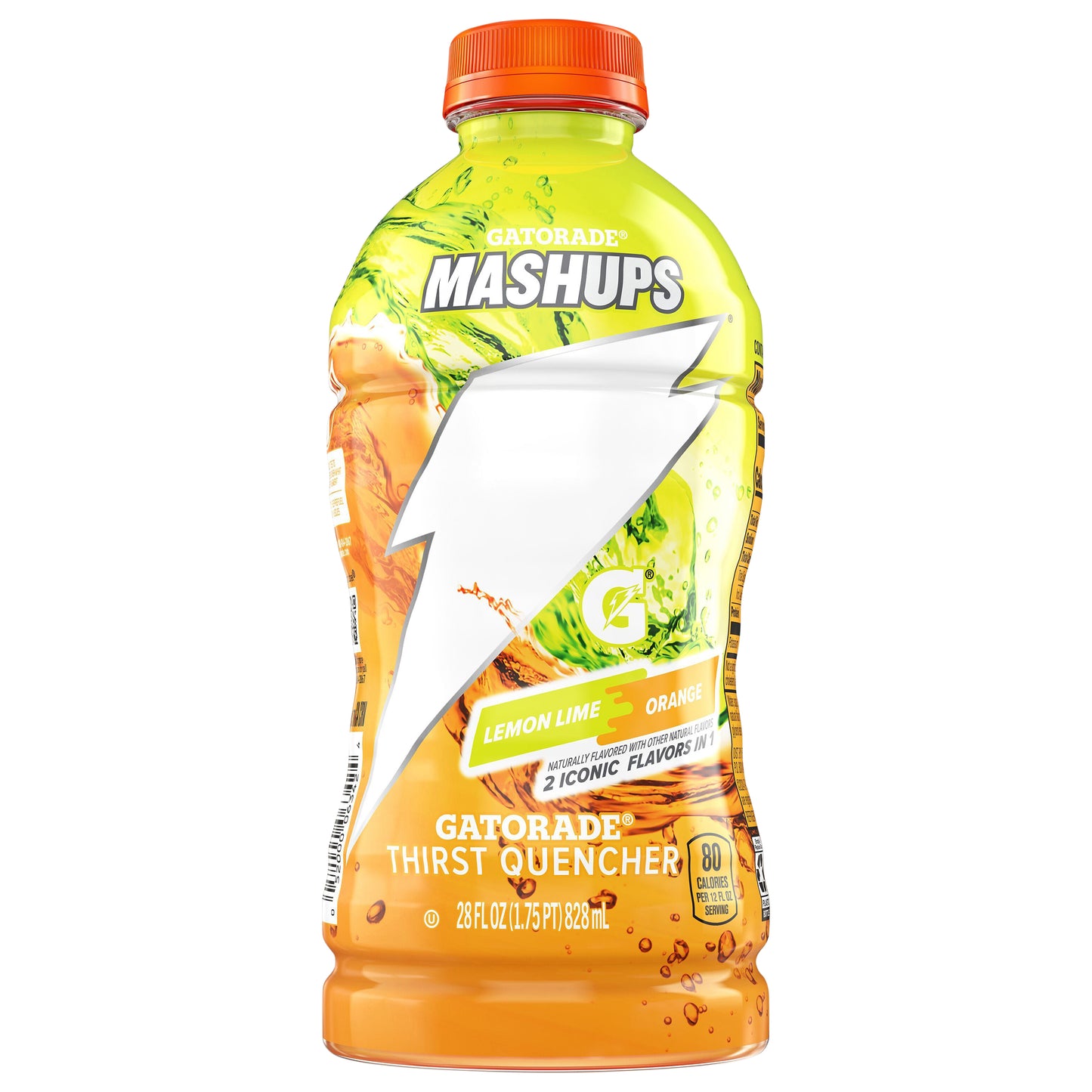 Gatorade Mashups Thirst Quencher Lemon Lime Orange Artificially Flavored 28 Fl Oz