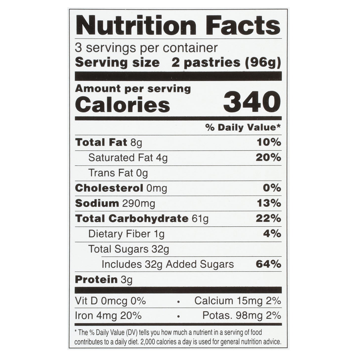 Toast'em Pop-ups Blueberry Toaster Pastries 6 ea