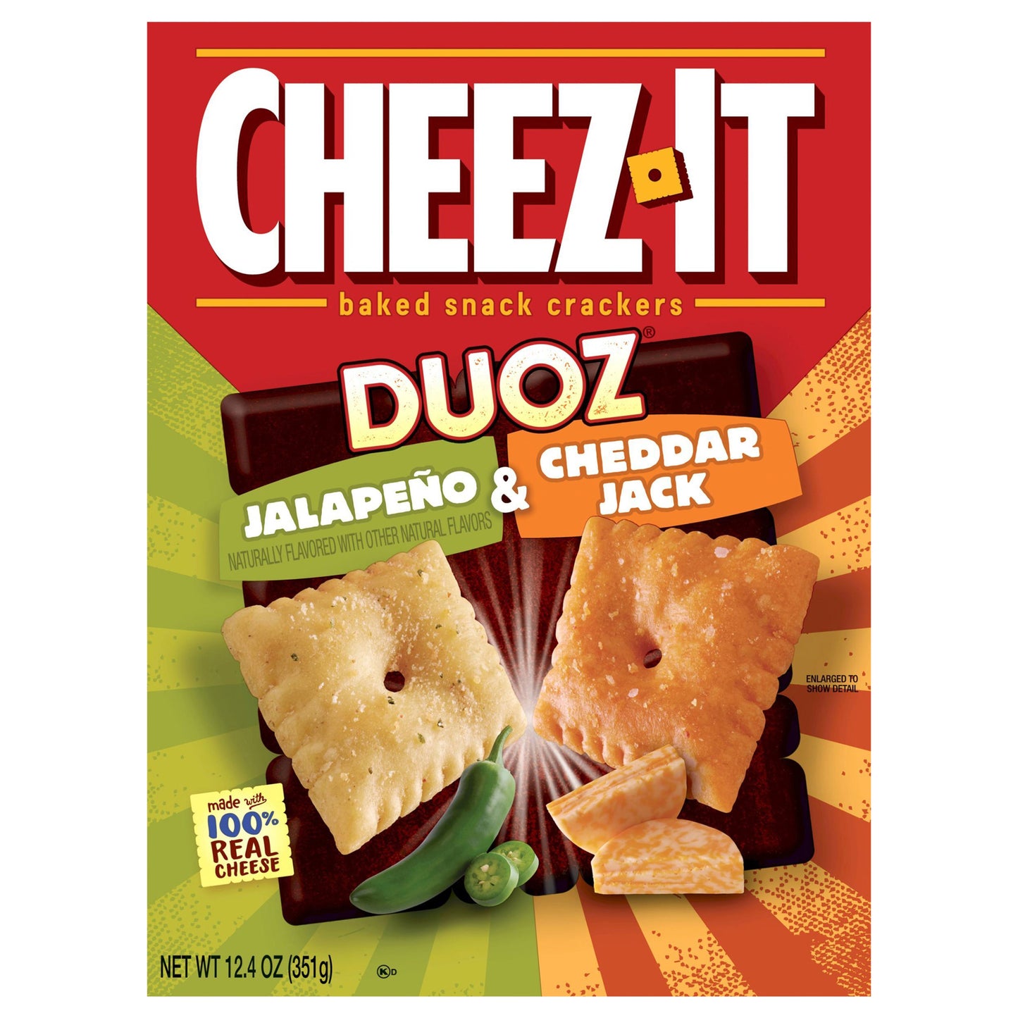 Cheez-It® DUOZ Jalapeno Cheddar Jack Crackers